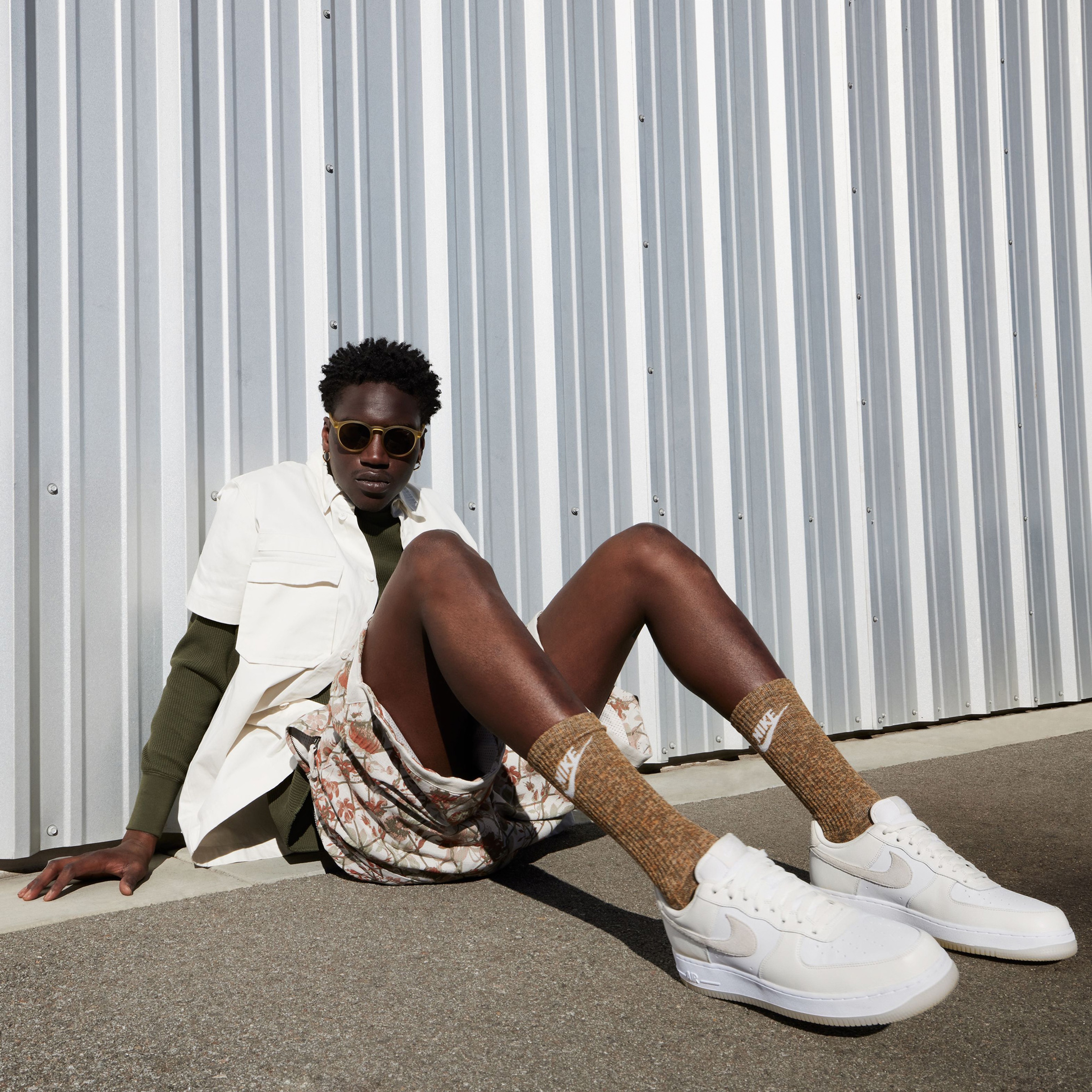 Nike Air Force 1 07 Lv8 Erkek Beyaz Sneaker