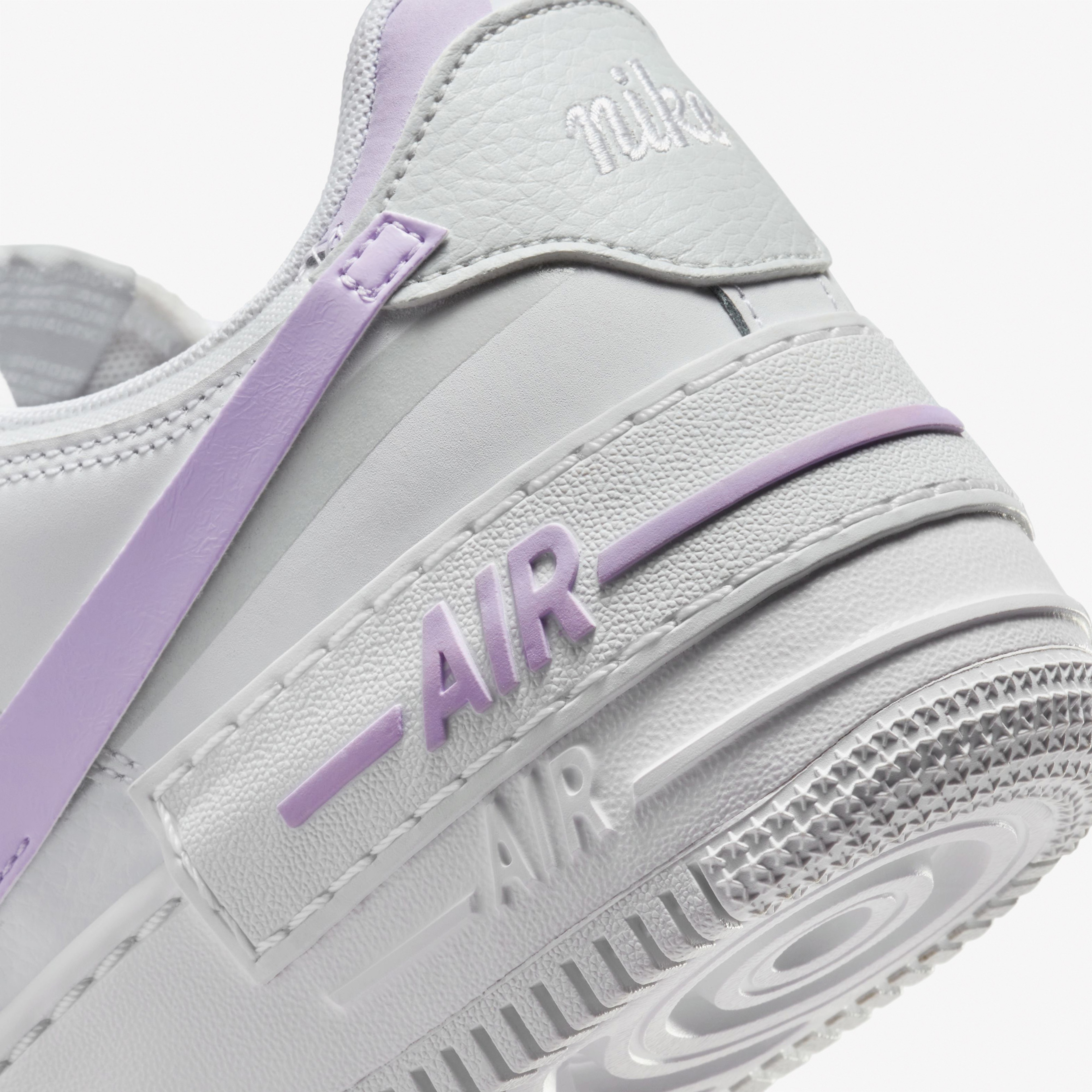 Nike Air Force 1 Shadow Kadın Lila Beyaz Sneaker