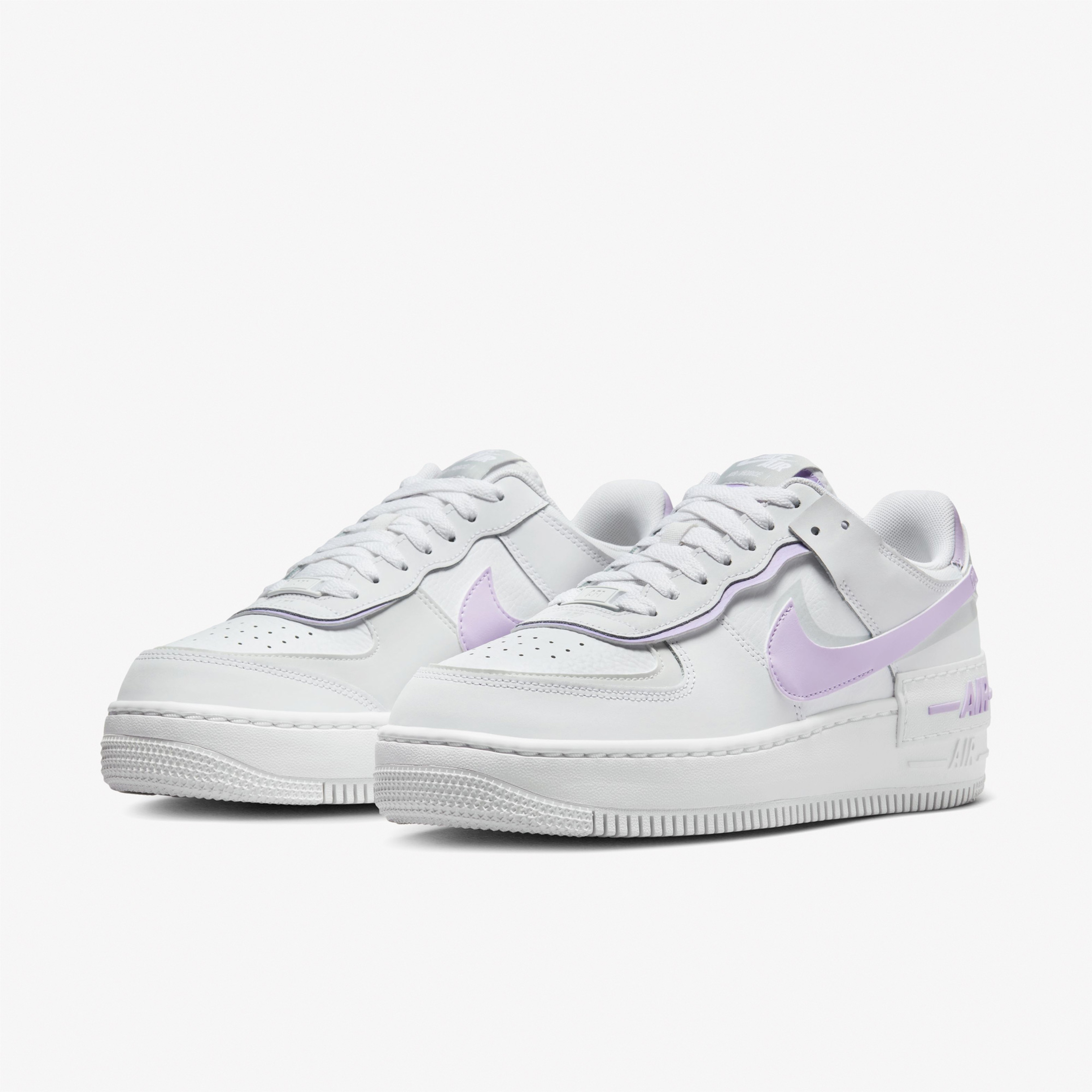 Nike Air Force 1 Shadow Kadın Lila Beyaz Sneaker