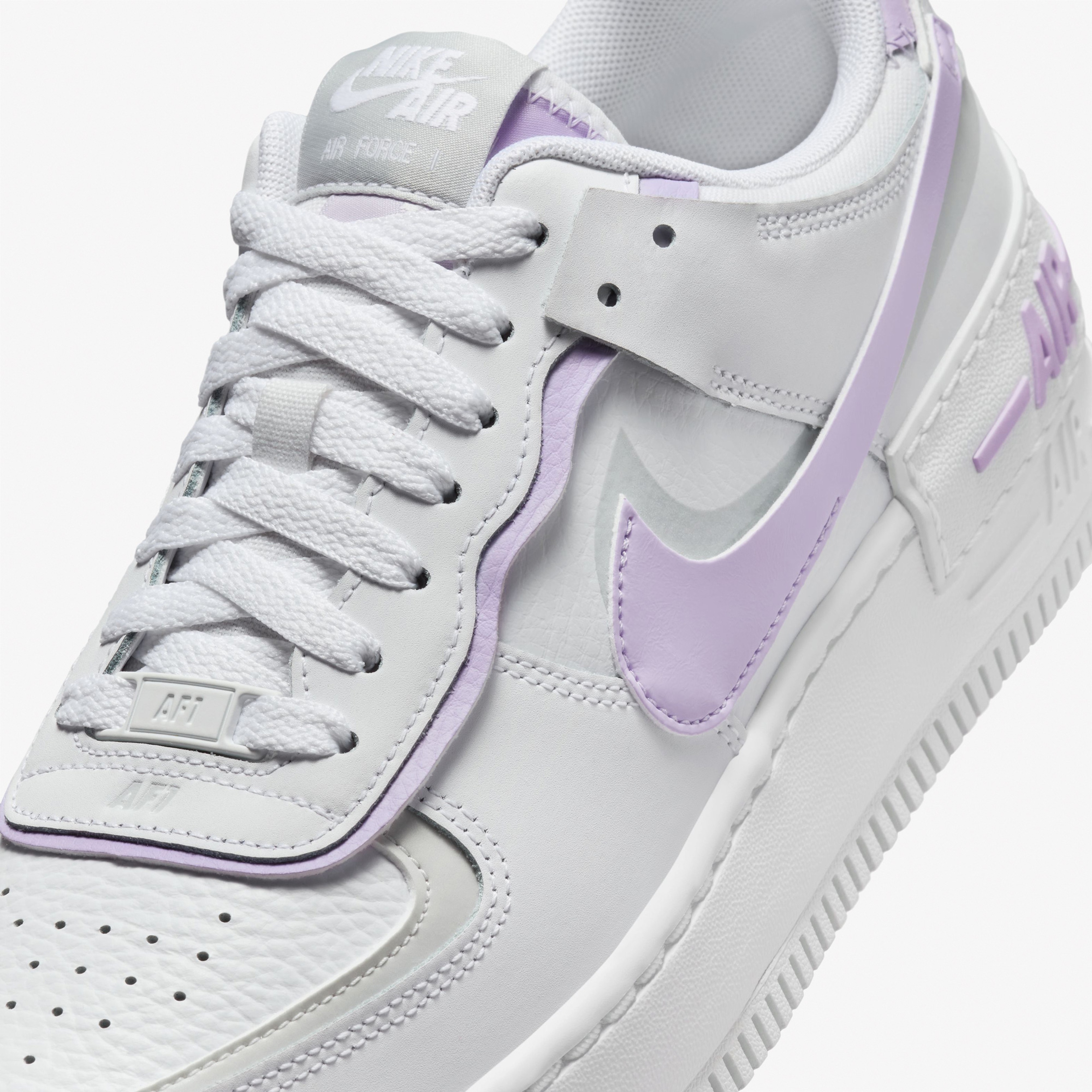 Nike Air Force 1 Shadow Kadın Lila Beyaz Sneaker