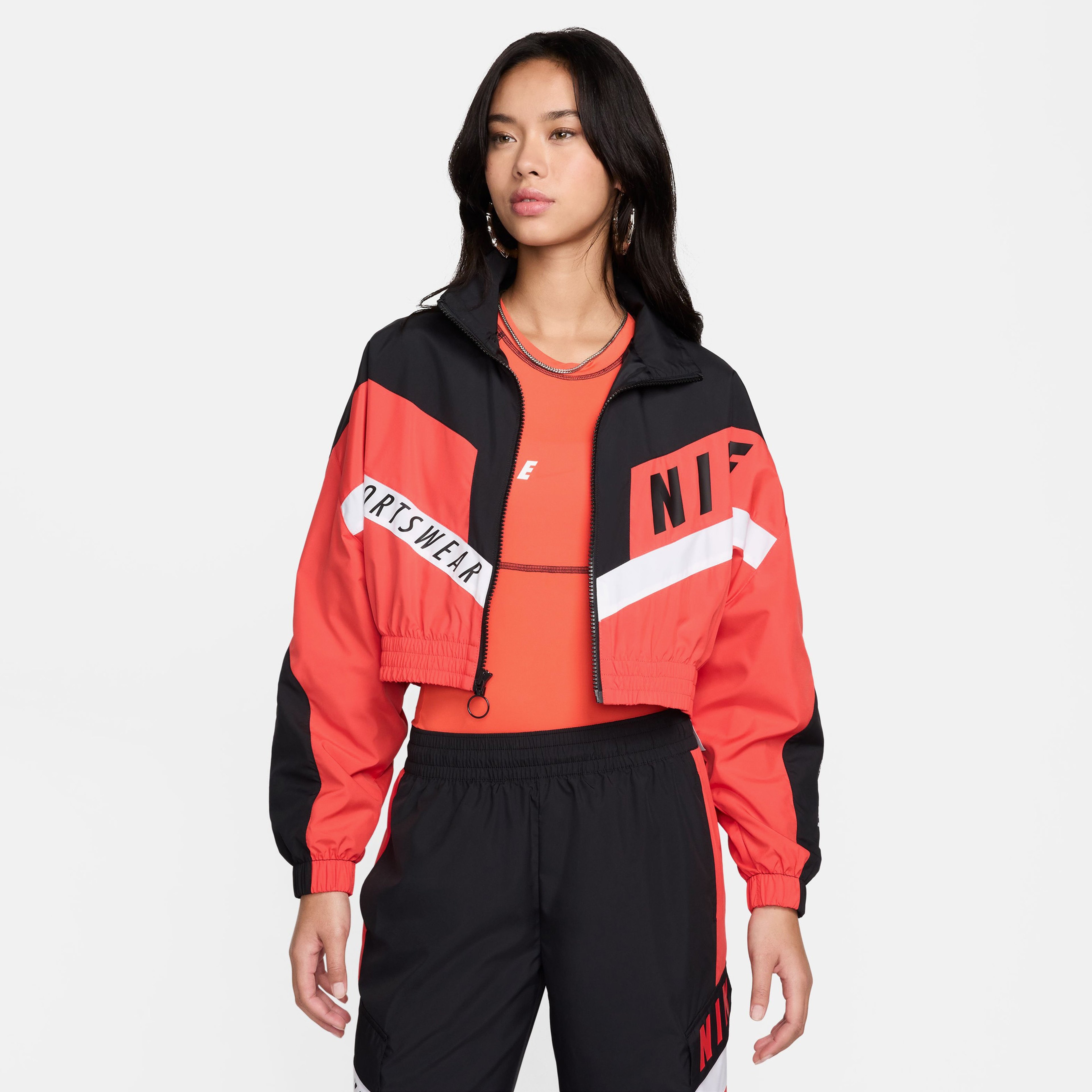 Nike Sportswear Kadın Kırmızı Ceket