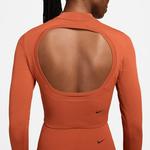 Nike Sportswear Chill Knit Kadın Turuncu Crop Sweatshirt