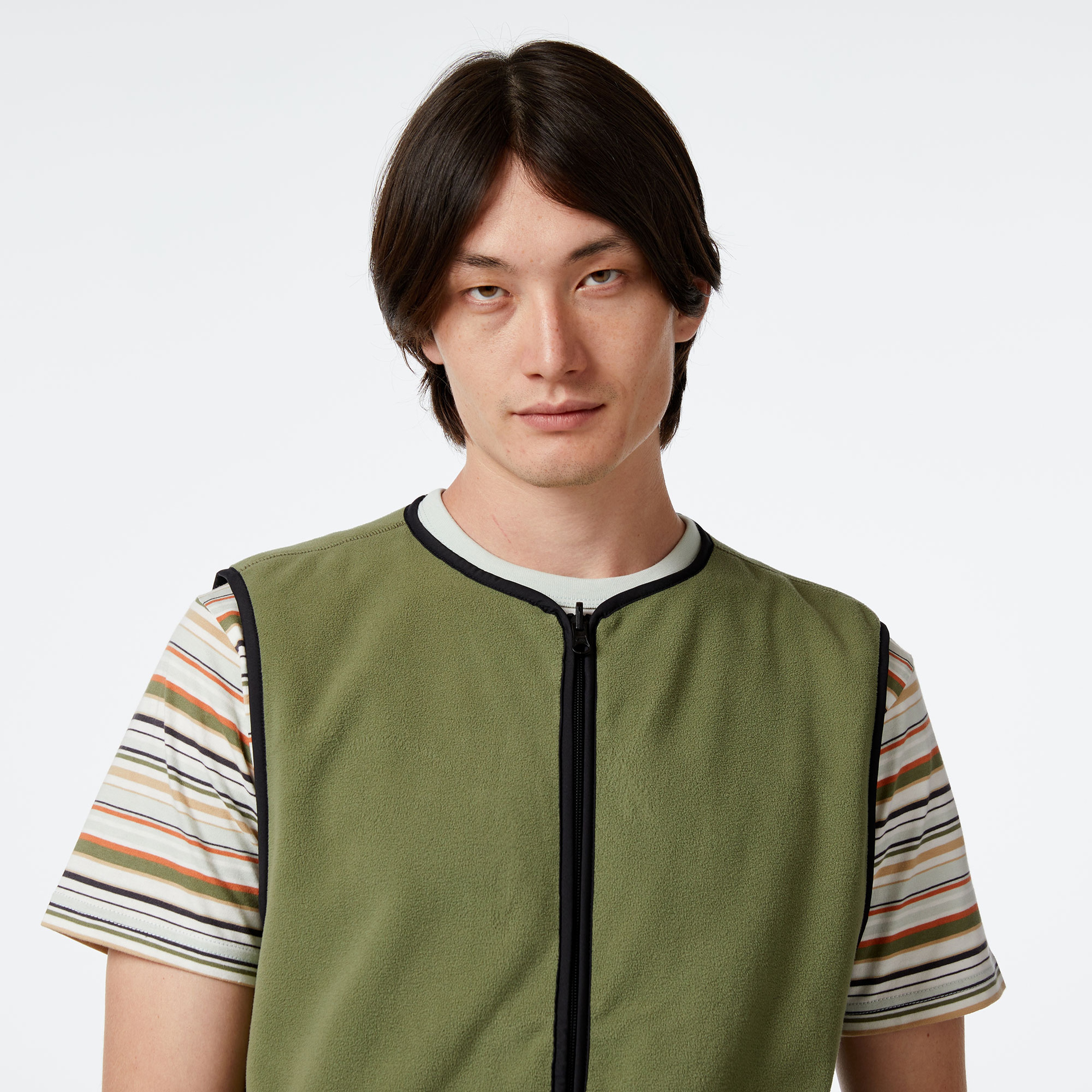 Vans Rosewood Reversible Vest Erkek Yeşil Ceket