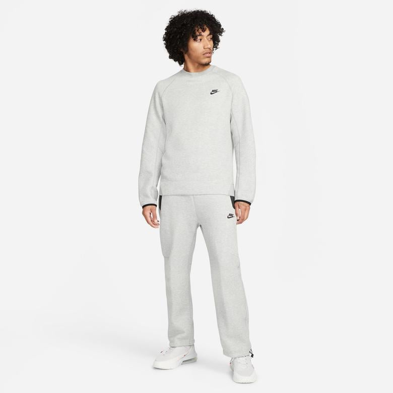 Nike Sportswear Tech Fleece Erkek Gri Sweatshirt