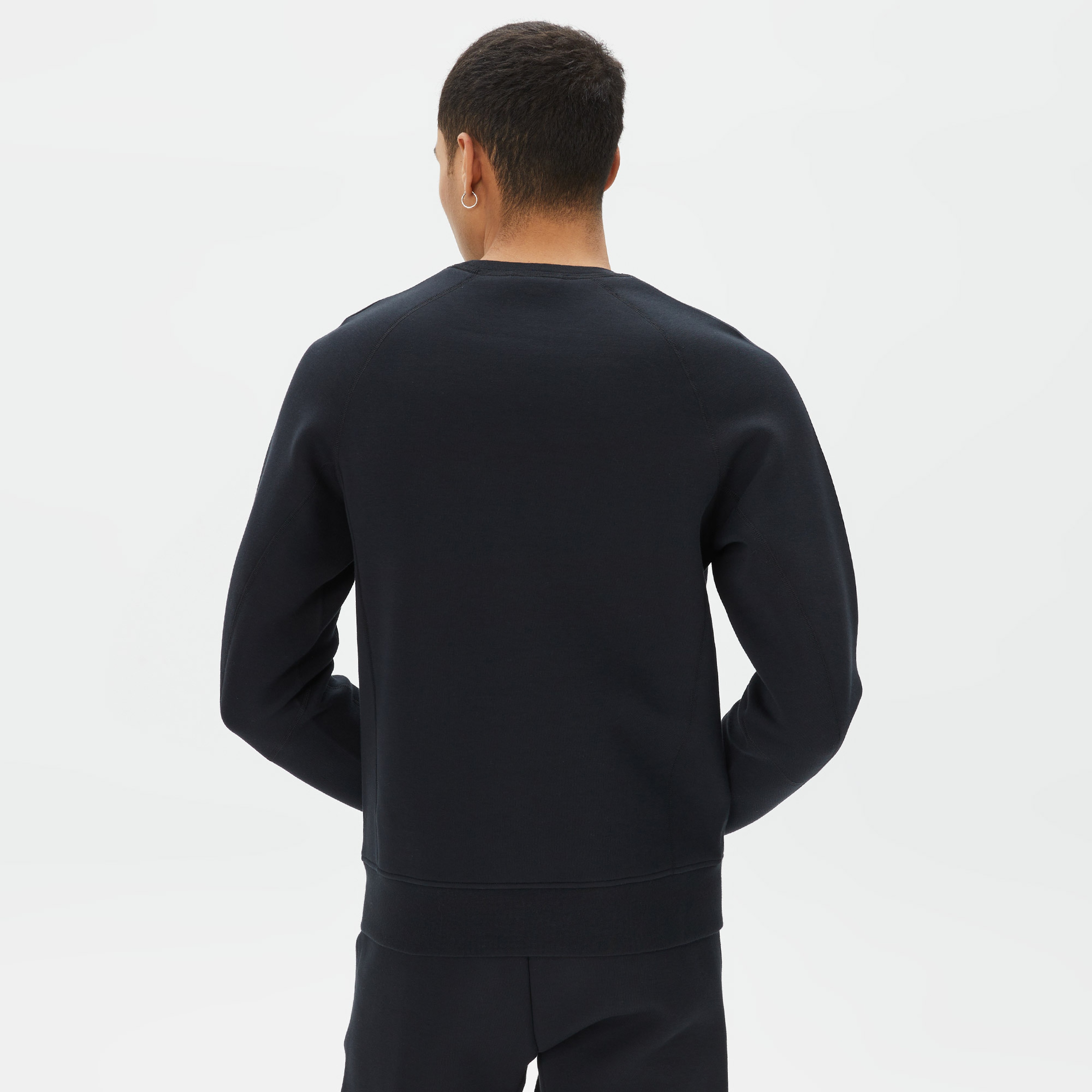 Nike Sportswear Tech Fleece Erkek Siyah Sweatshirt