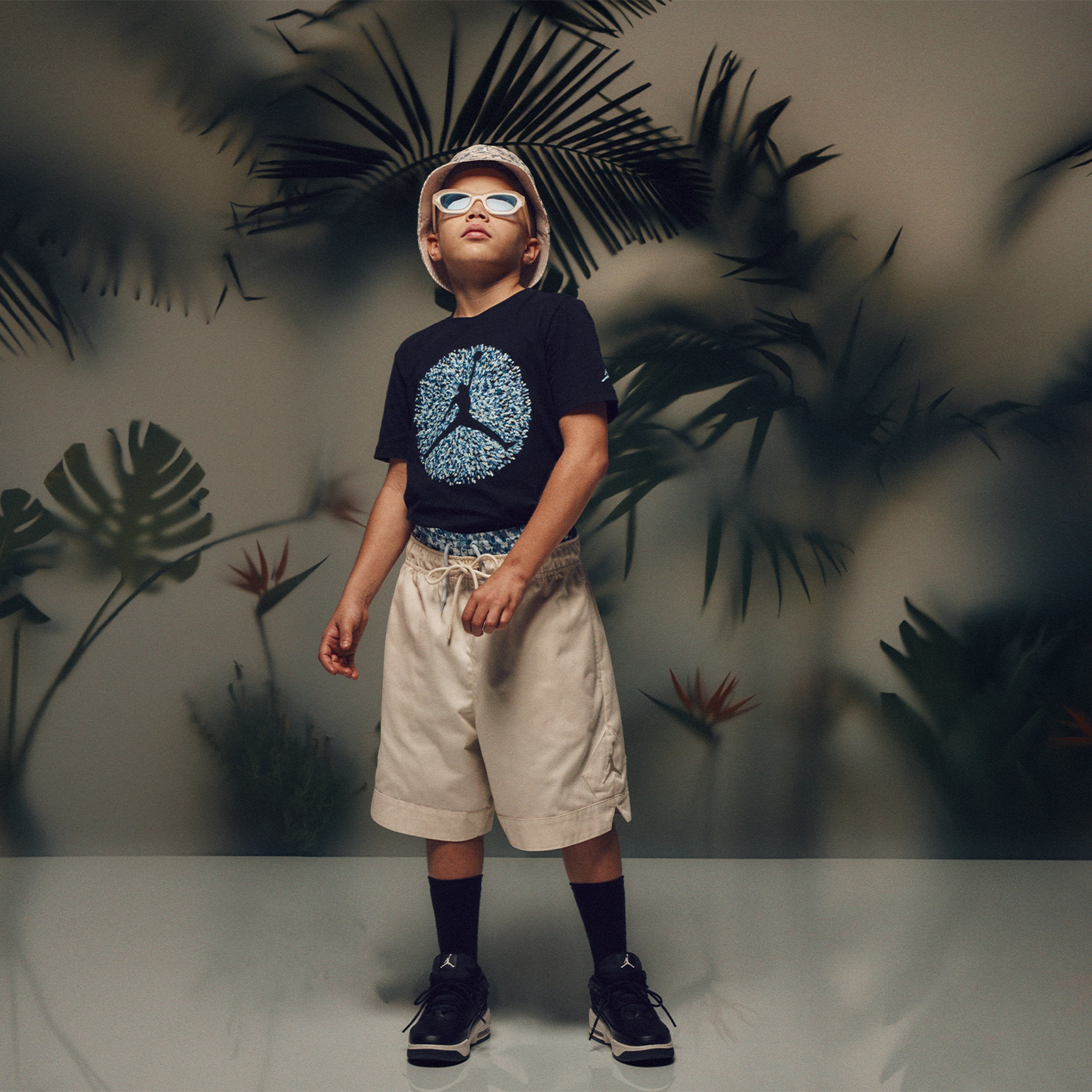 Jordan Jordan Poolside Jumpman Short-Sleeve Çocuk Siyah T-Shirt