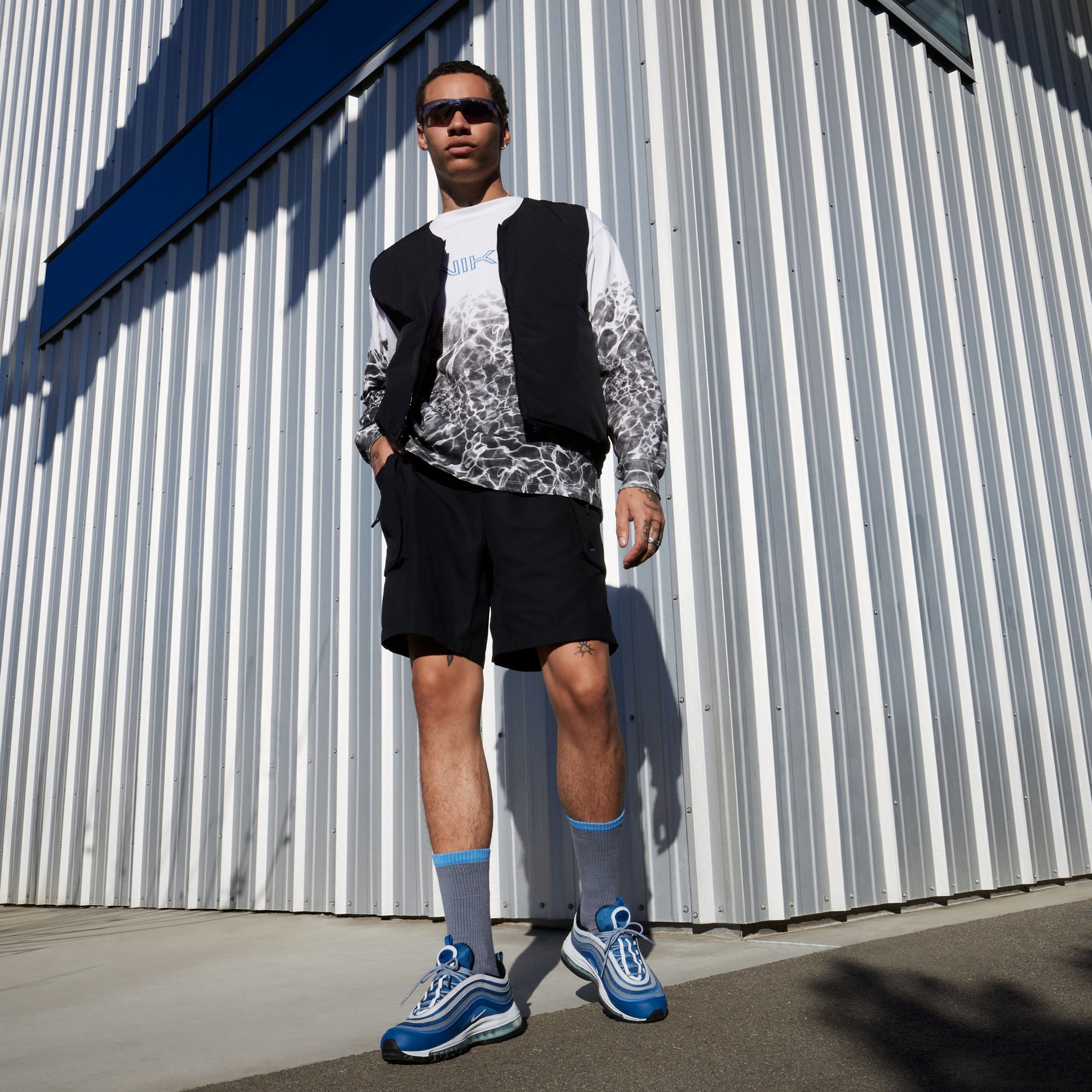 Nike Air Max 97 Erkek Mavi Spor Ayakkabı