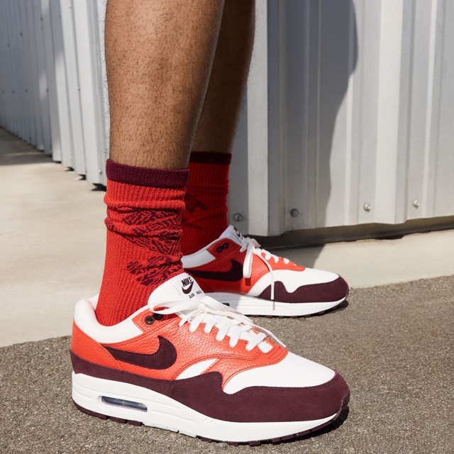 Nike Kırmızı Nike Air Max 1 Unisex Spor Ayakkabı