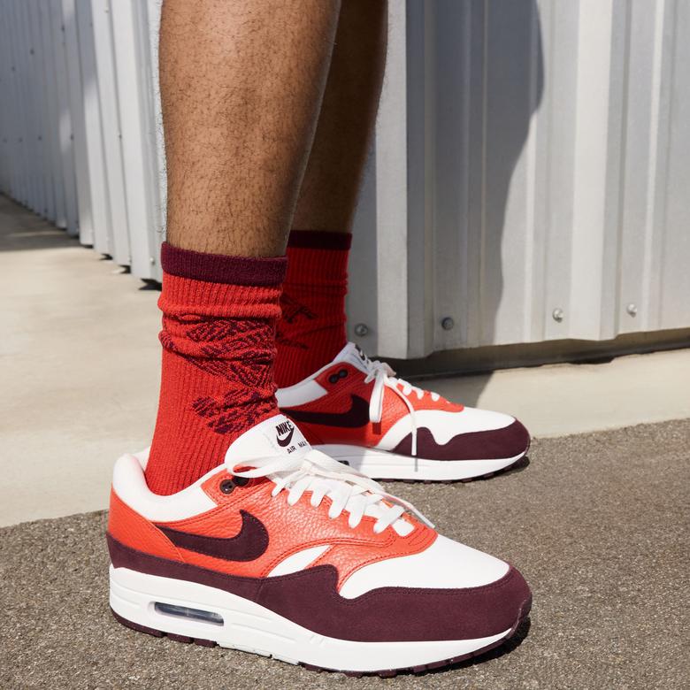 Nike Air Max 1 Unisex Kırmızı Spor Ayakkabı