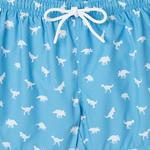 Slipstop Dino Petrol Çocuk Mavi Deniz Şortu