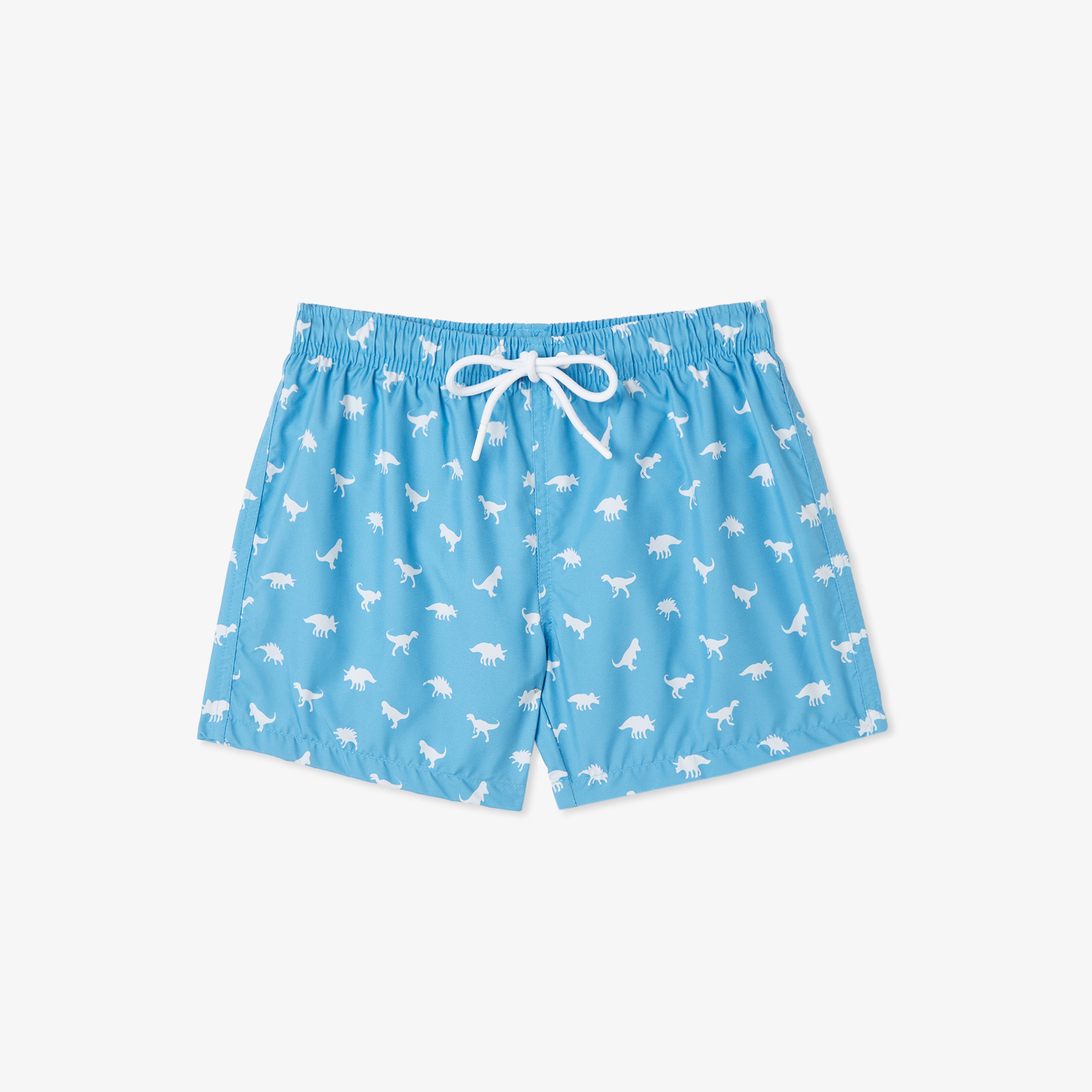Slipstop Dino Petrol Çocuk Mavi Deniz Şortu