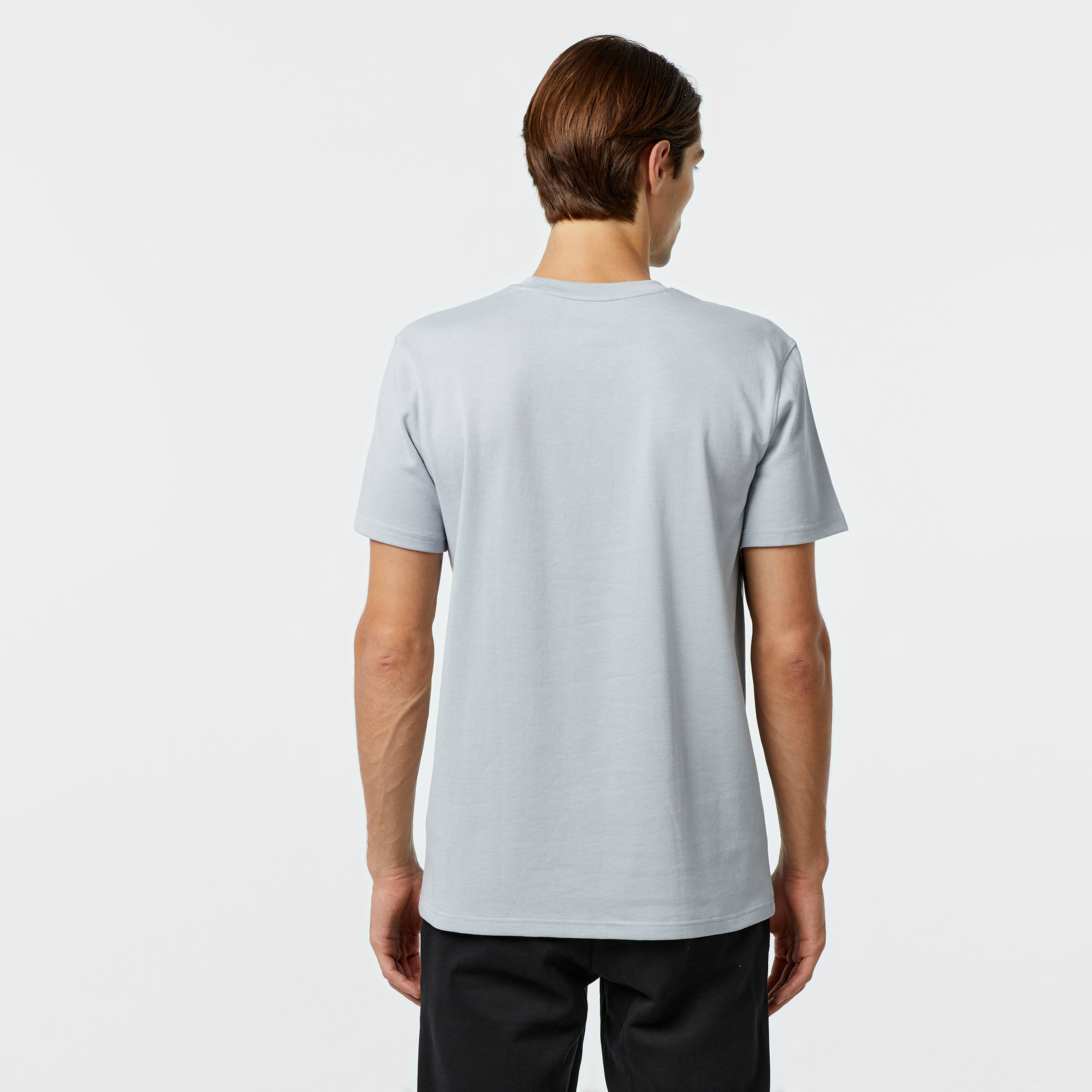 Under Armour Heavyweight Left Chest Erkek Gri T-Shirt