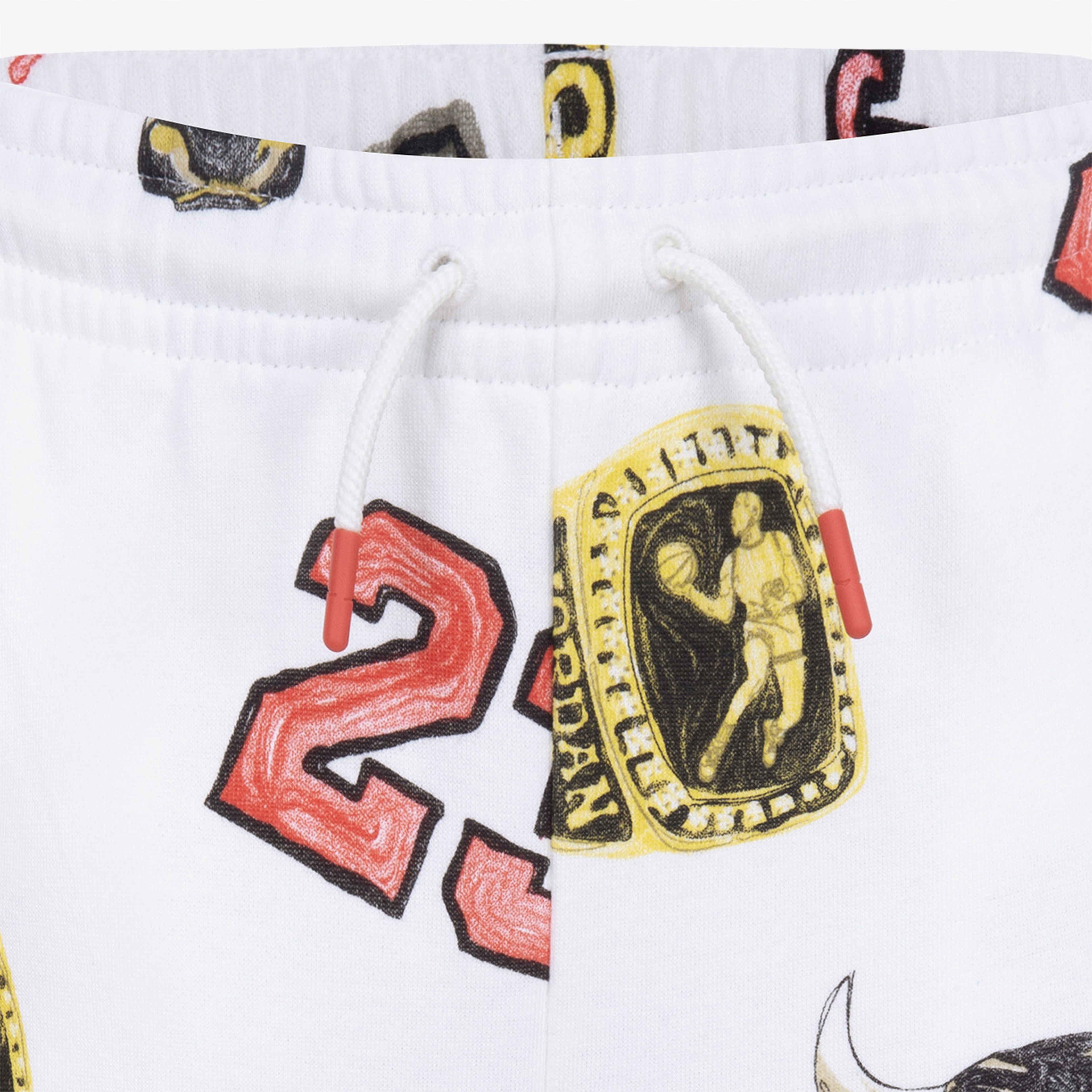 Jordan Essentials All-Over Printed Çocuk Beyaz Şort