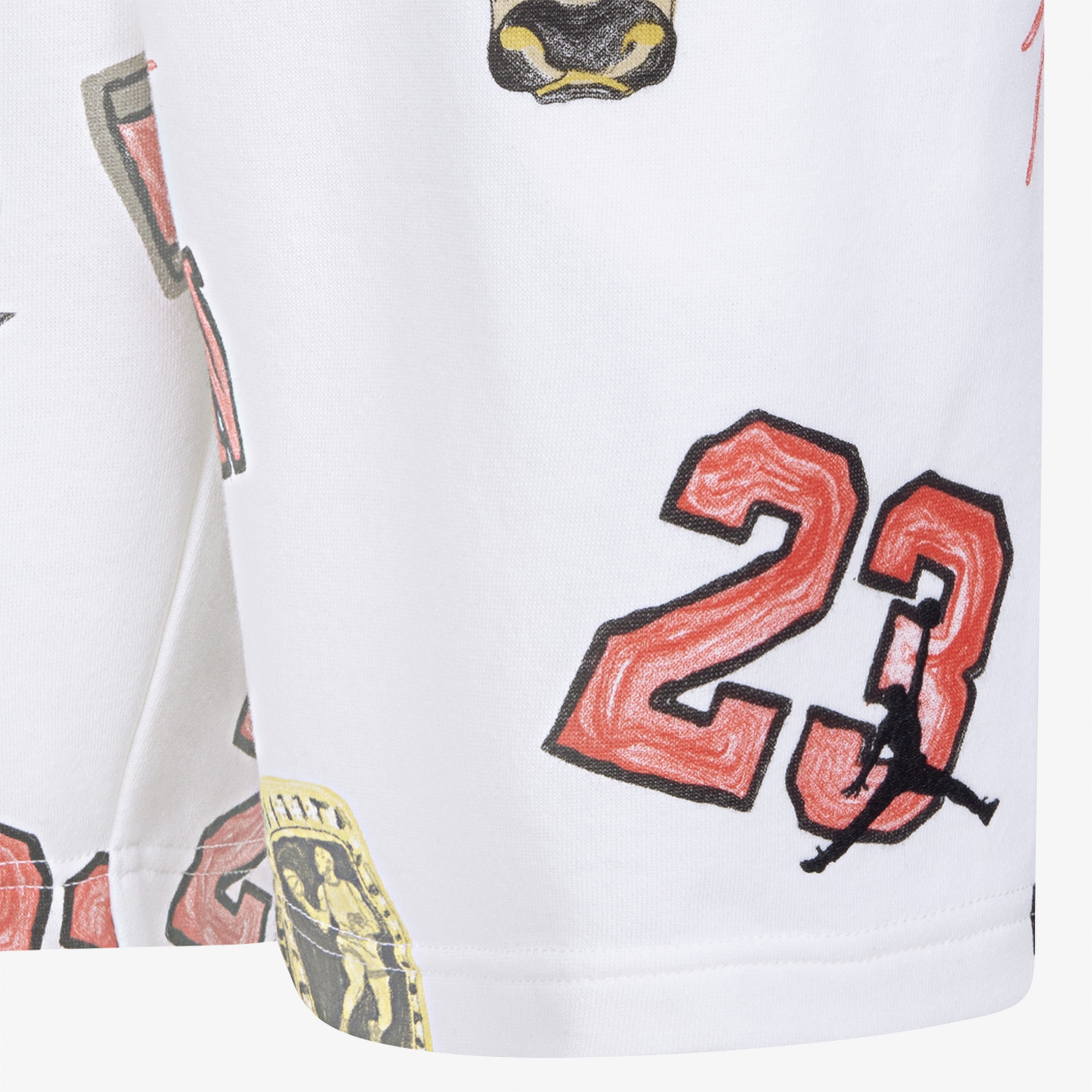 Jordan Essentials All-Over Printed Çocuk Beyaz Şort