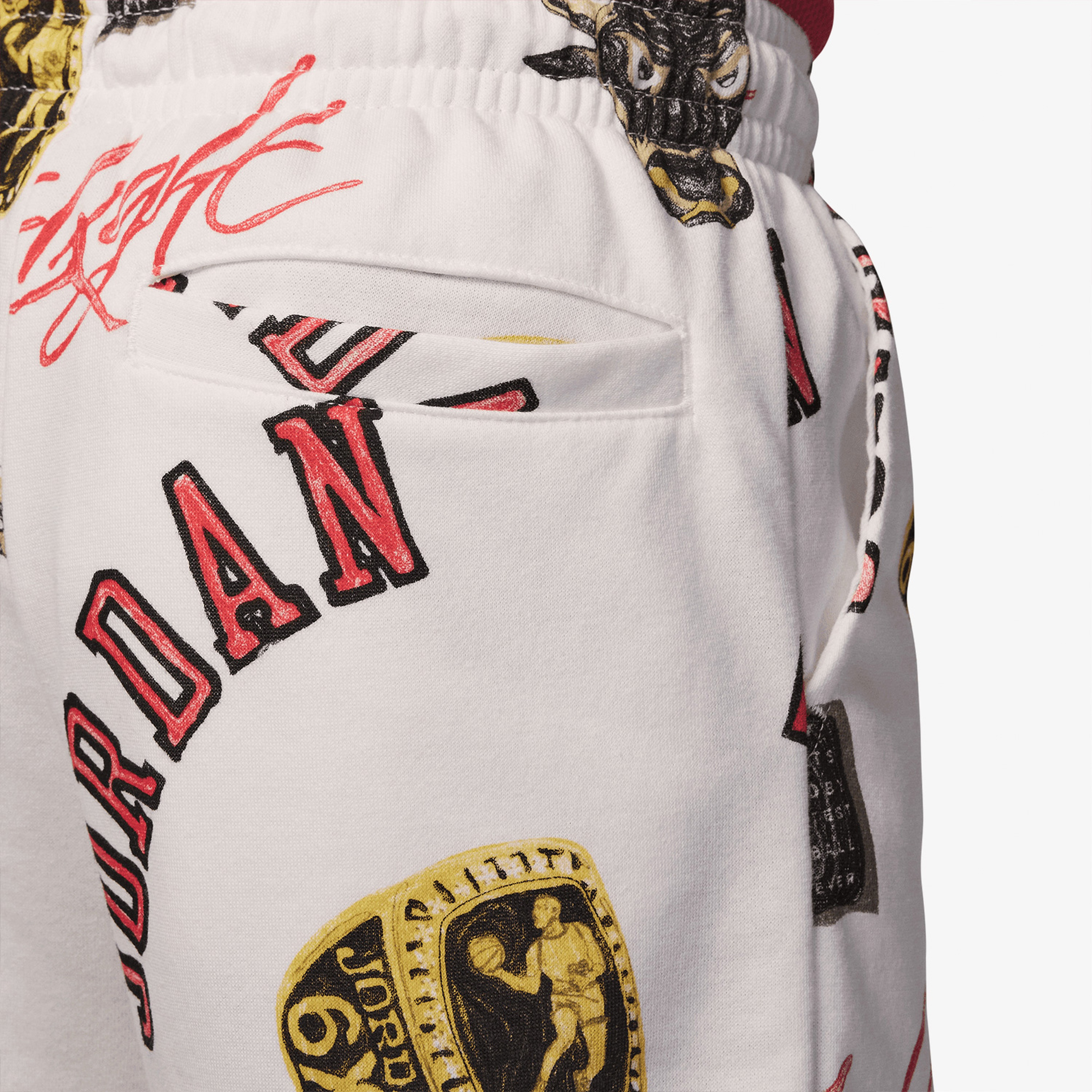 Jordan Essentials All-Over Printed Çocuk Beyaz Şort