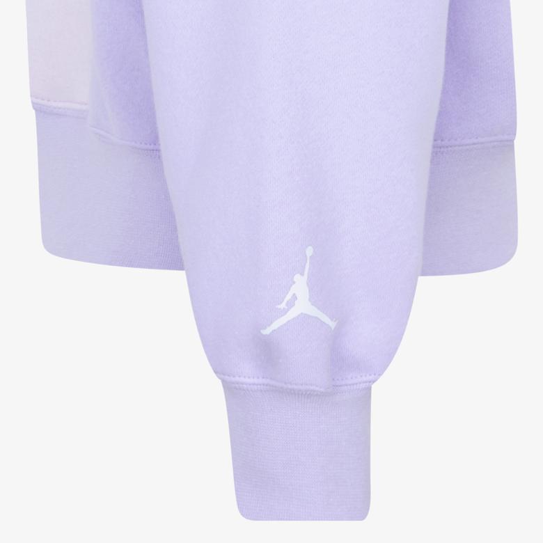 Jordan Fundamentals Blocked Çocuk Mor Sweatshirt