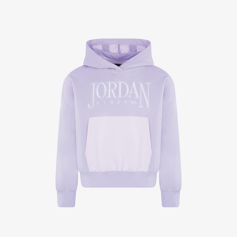 Jordan Fundamentals Blocked Çocuk Mor Sweatshirt