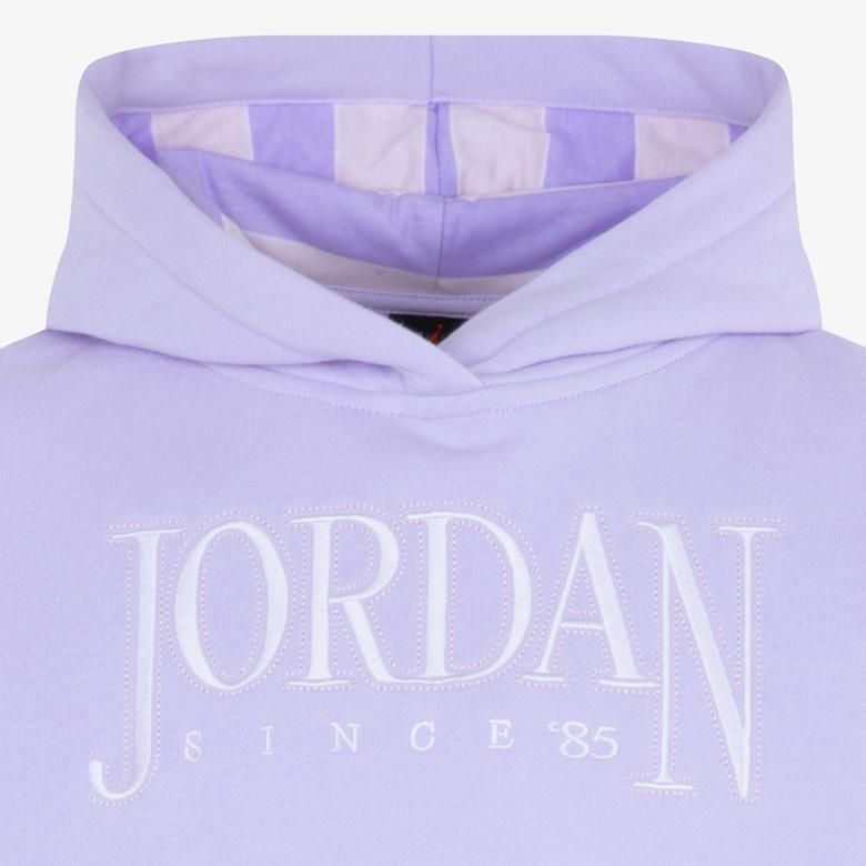 Jordan Fundamentals Blocked Çocuk Mor Sweatshirt