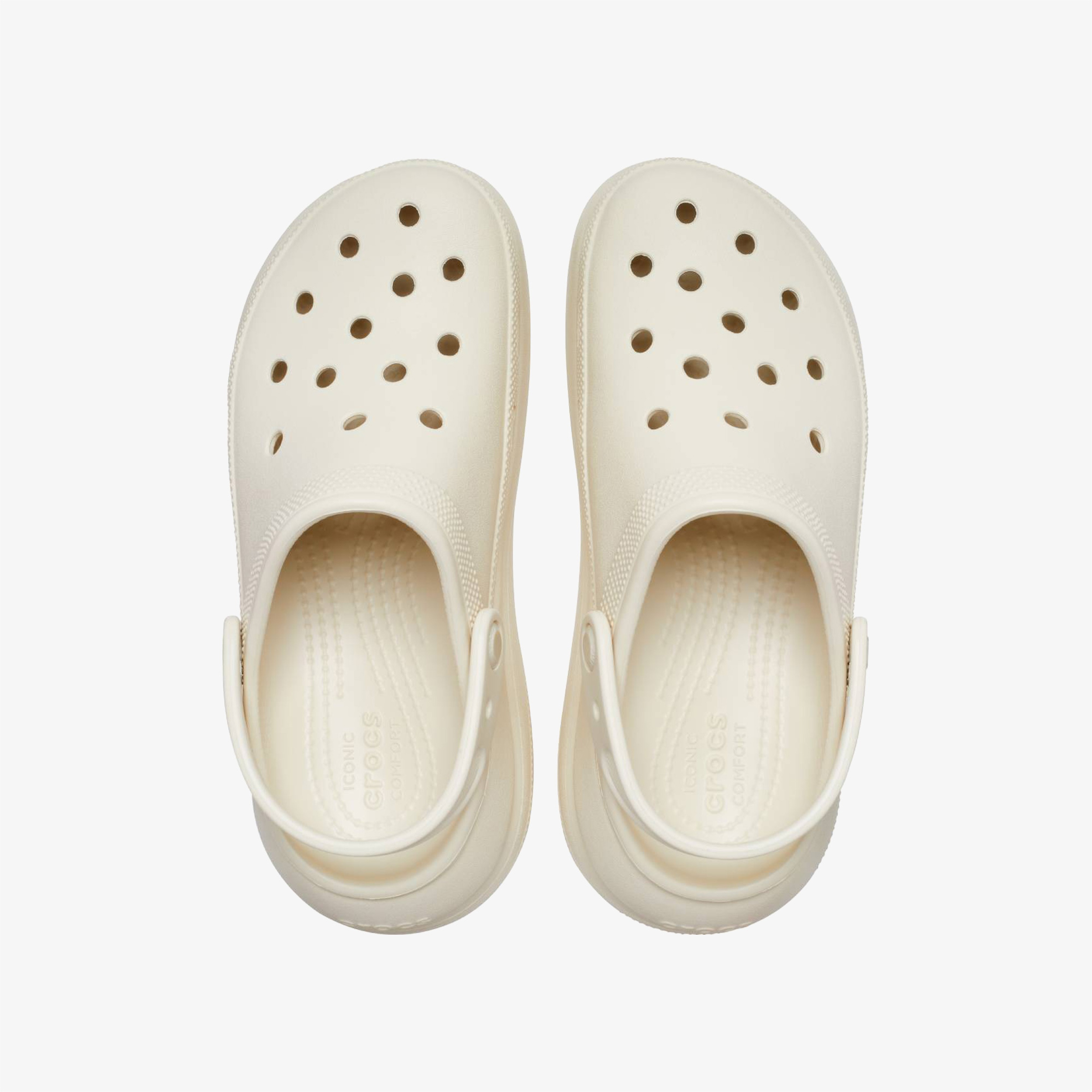 Crocs Classic Crush Clog Kadın Krem Terlik