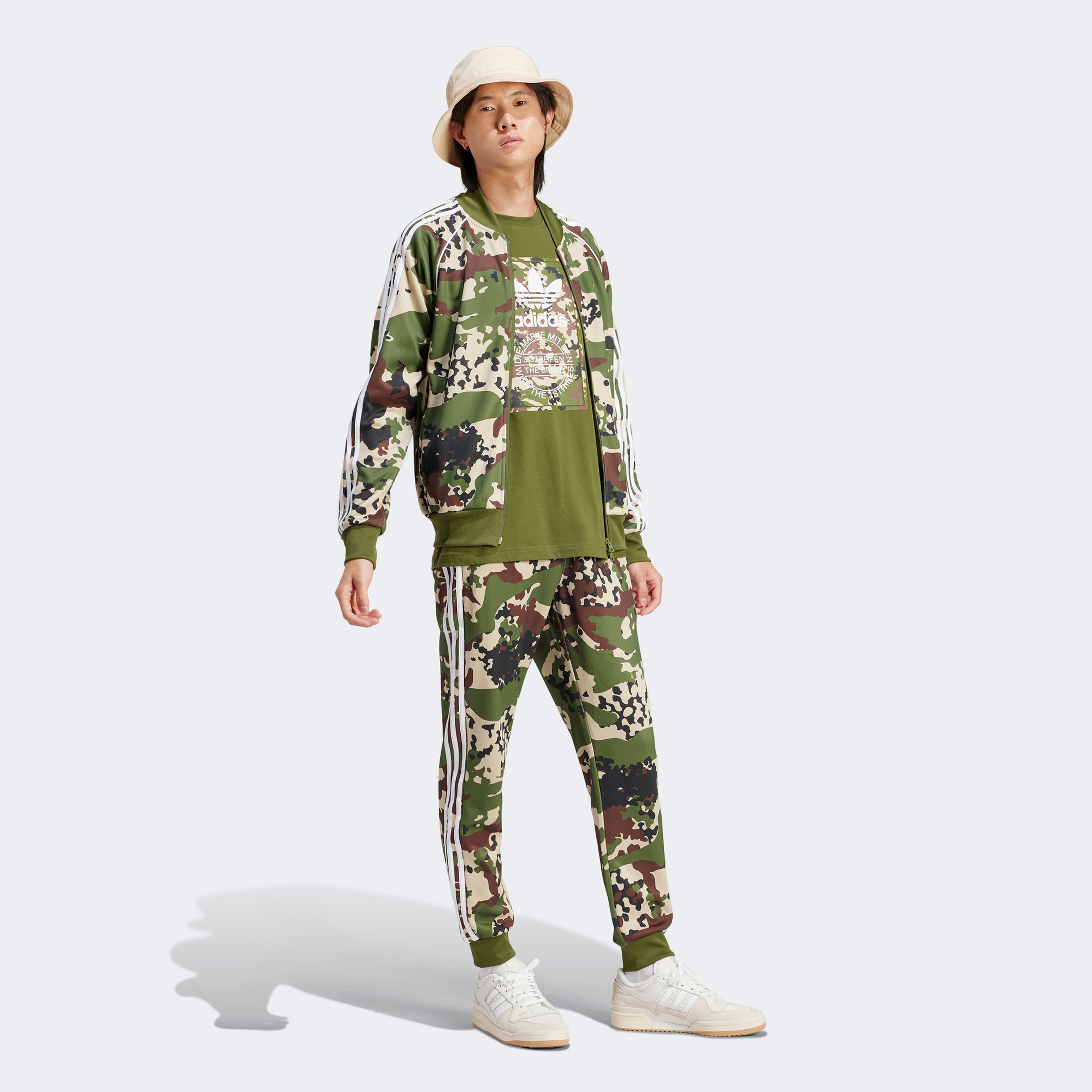 adidas Originals Camo Tongue Erkek Yeşil T-Shirt