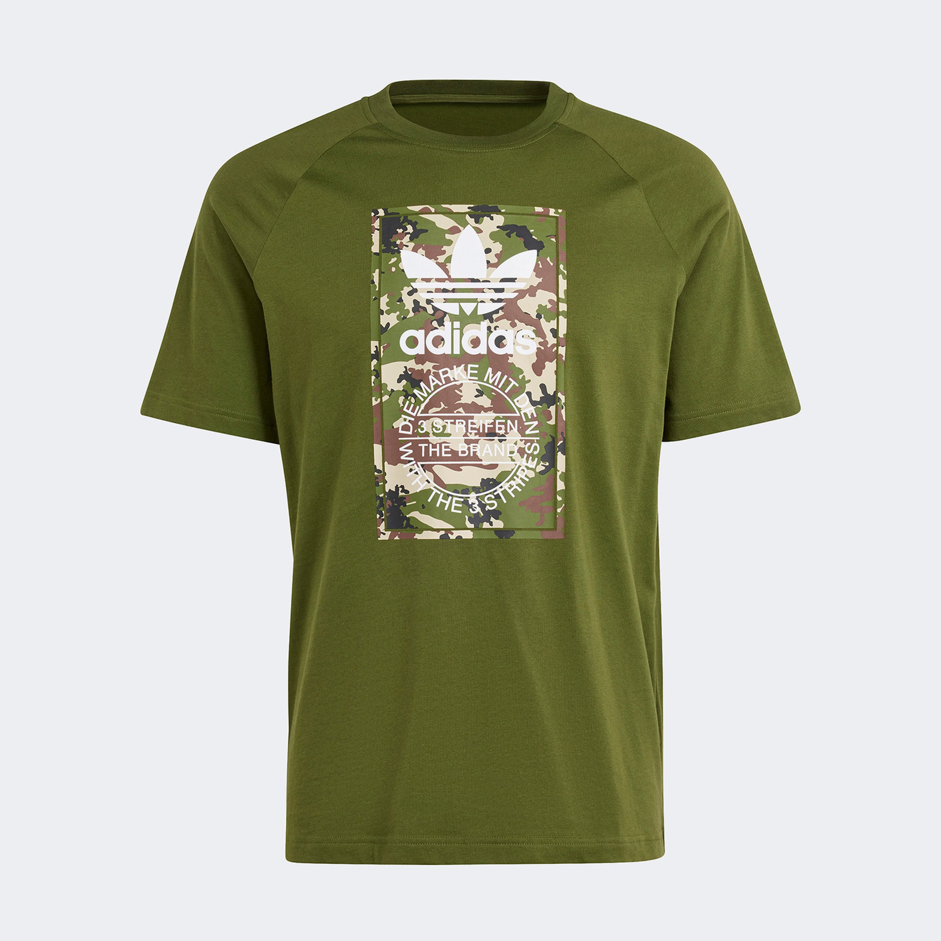 adidas Originals Camo Tongue Erkek Yeşil T-Shirt