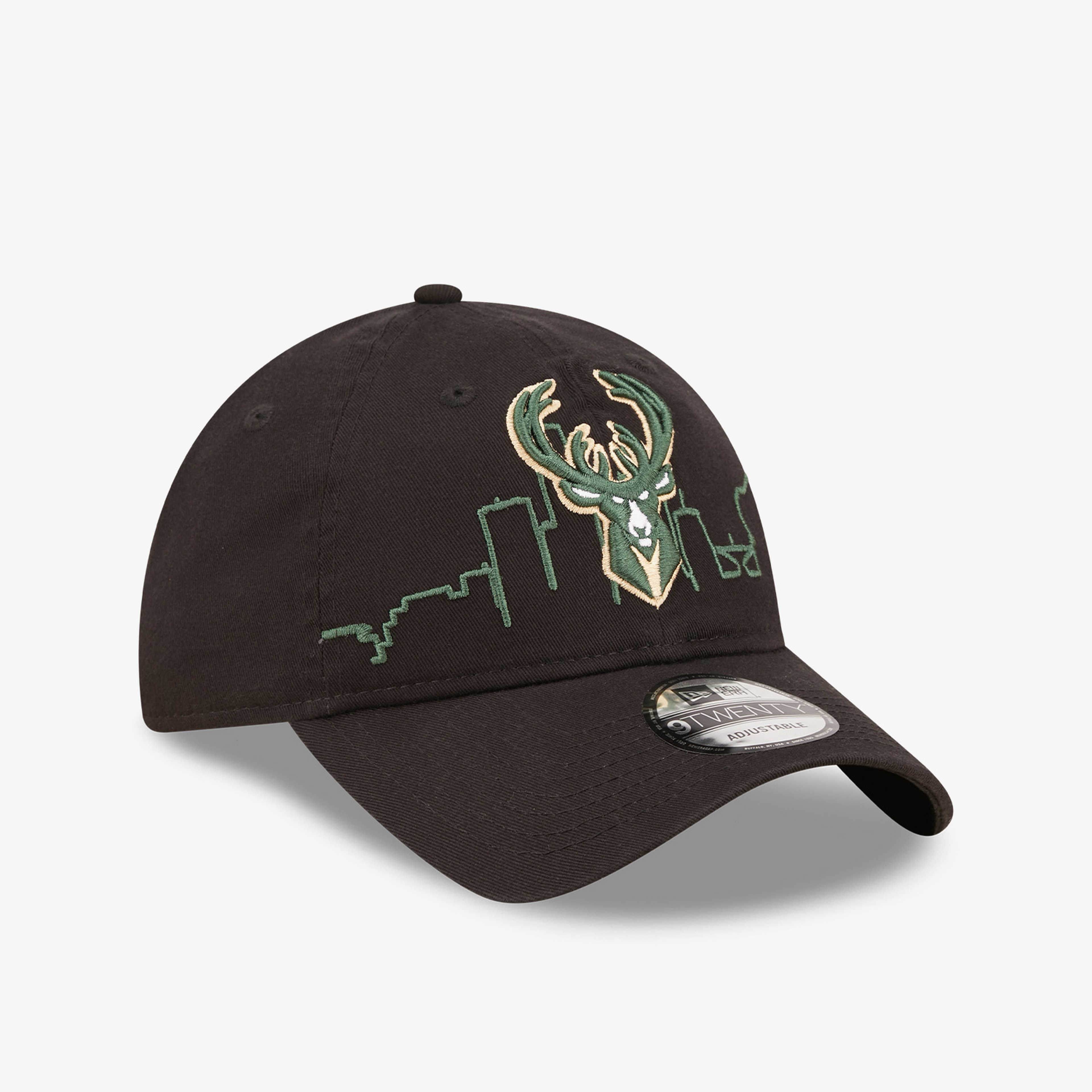 New Era NBA Tip Off 2022 9TWENTY Milwaukee Bucks Unisex Siyah Şapka