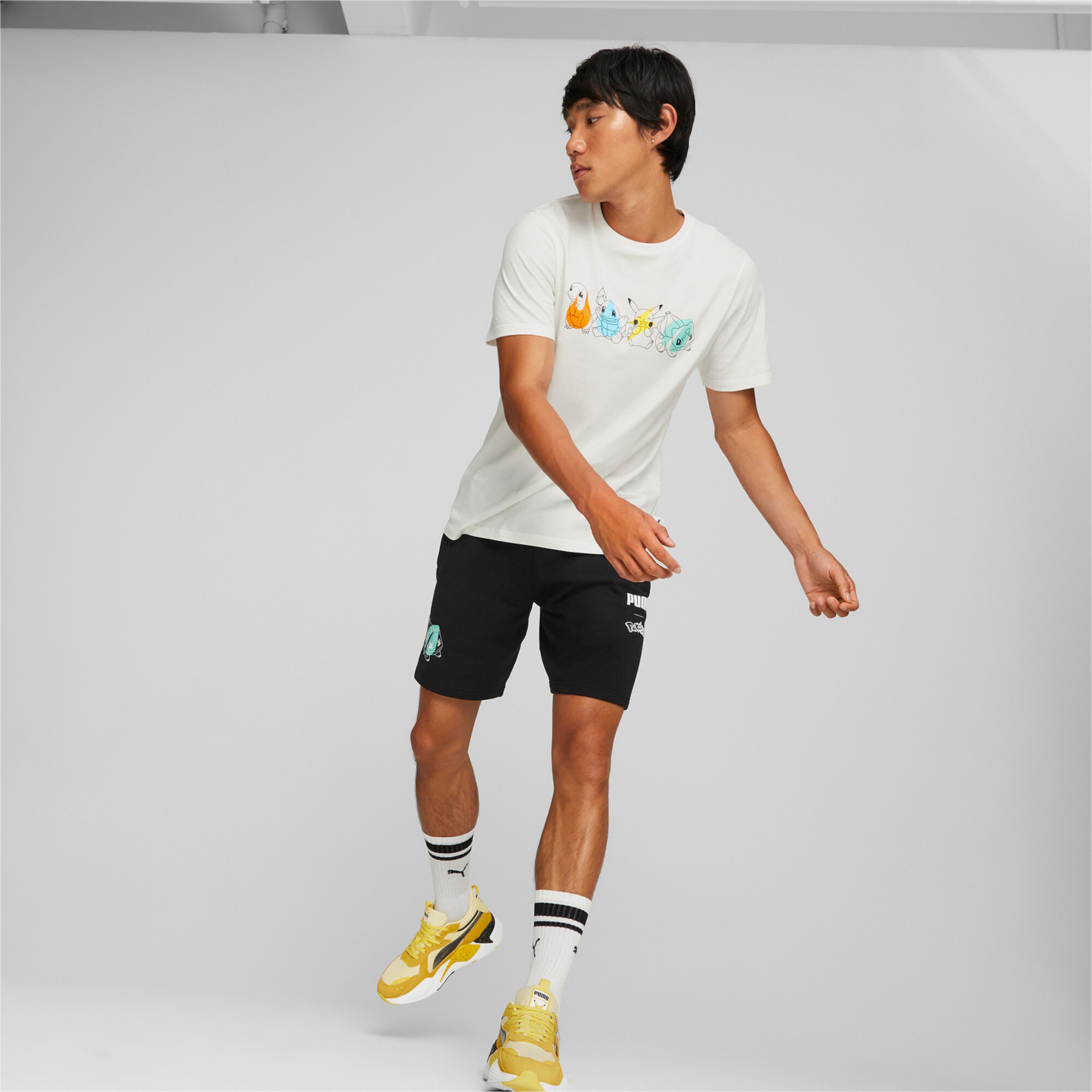 Puma X POKEMON Unisex Siyah Şort