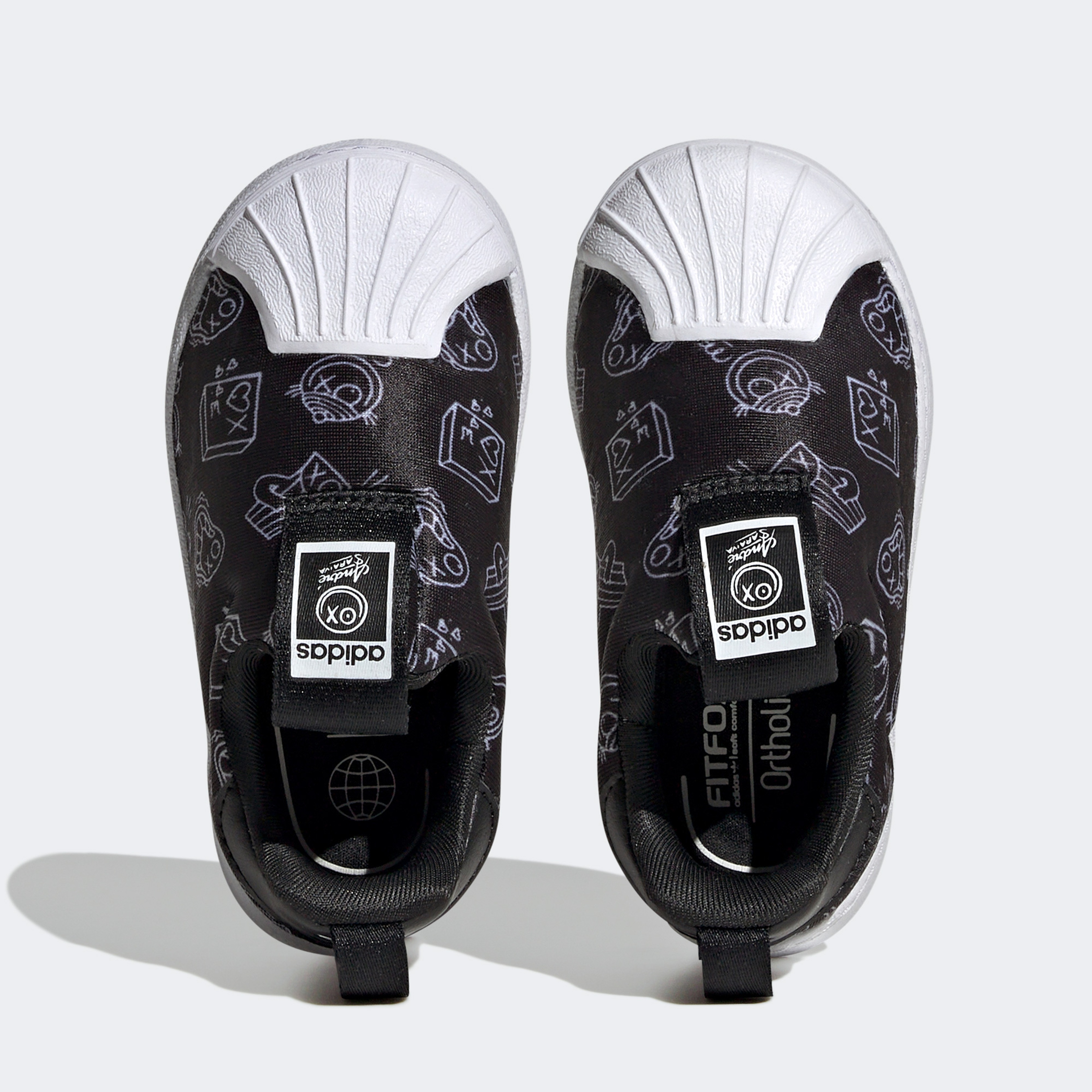 adidas Superstar 360 Bebek Siyah Spor Ayakkabı