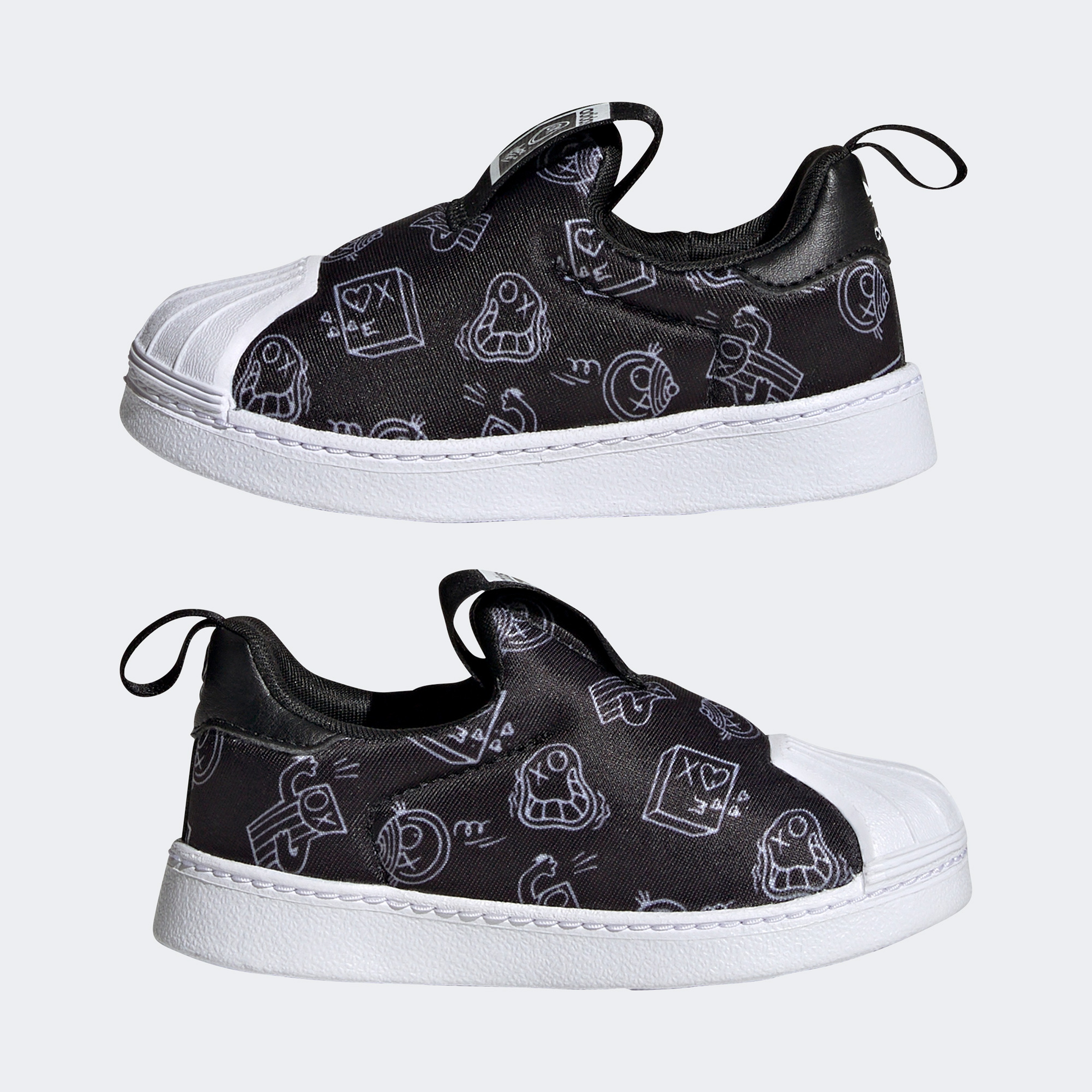 adidas Superstar 360 Bebek Siyah Spor Ayakkabı