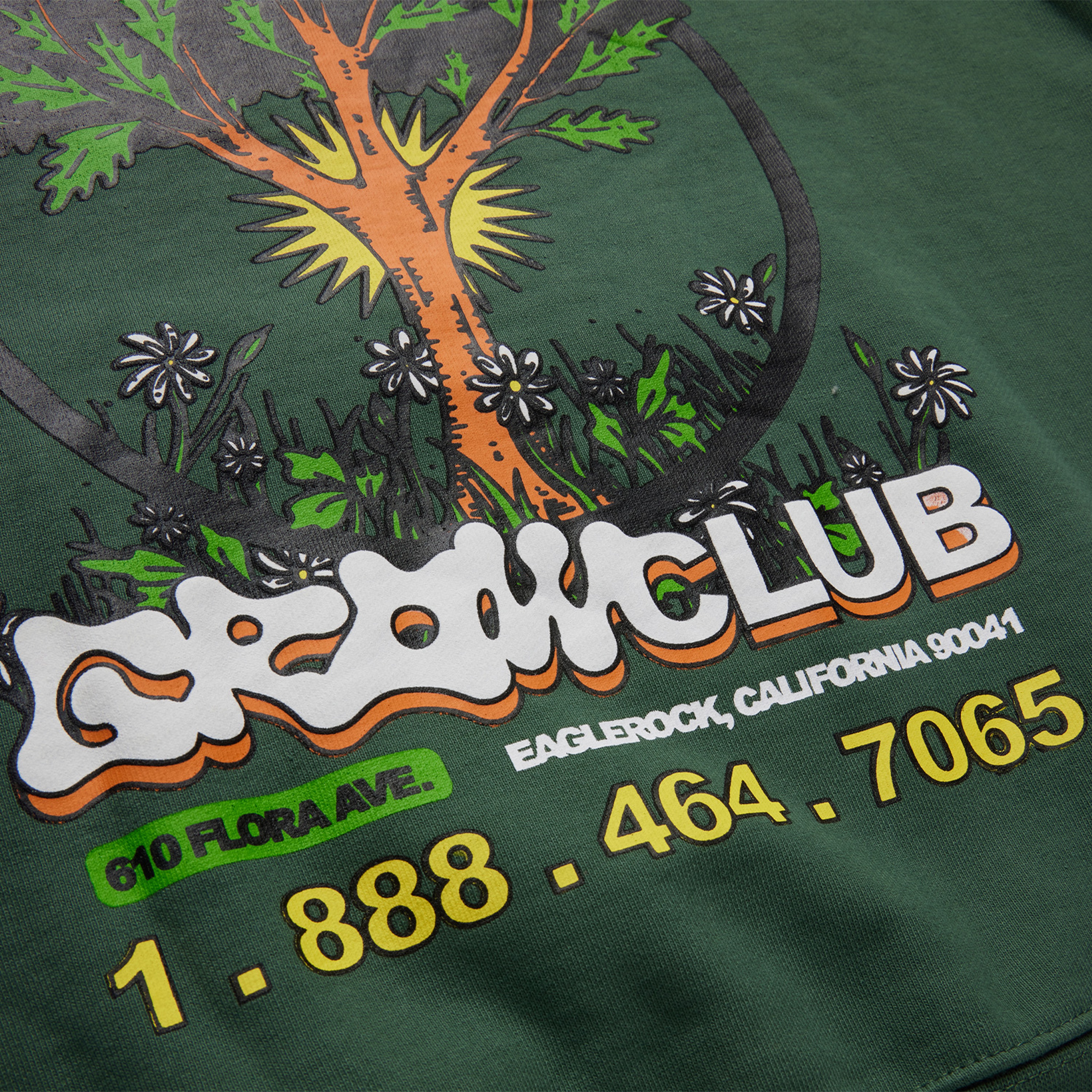 Market Growclub Erkek Yeşil Hoodie