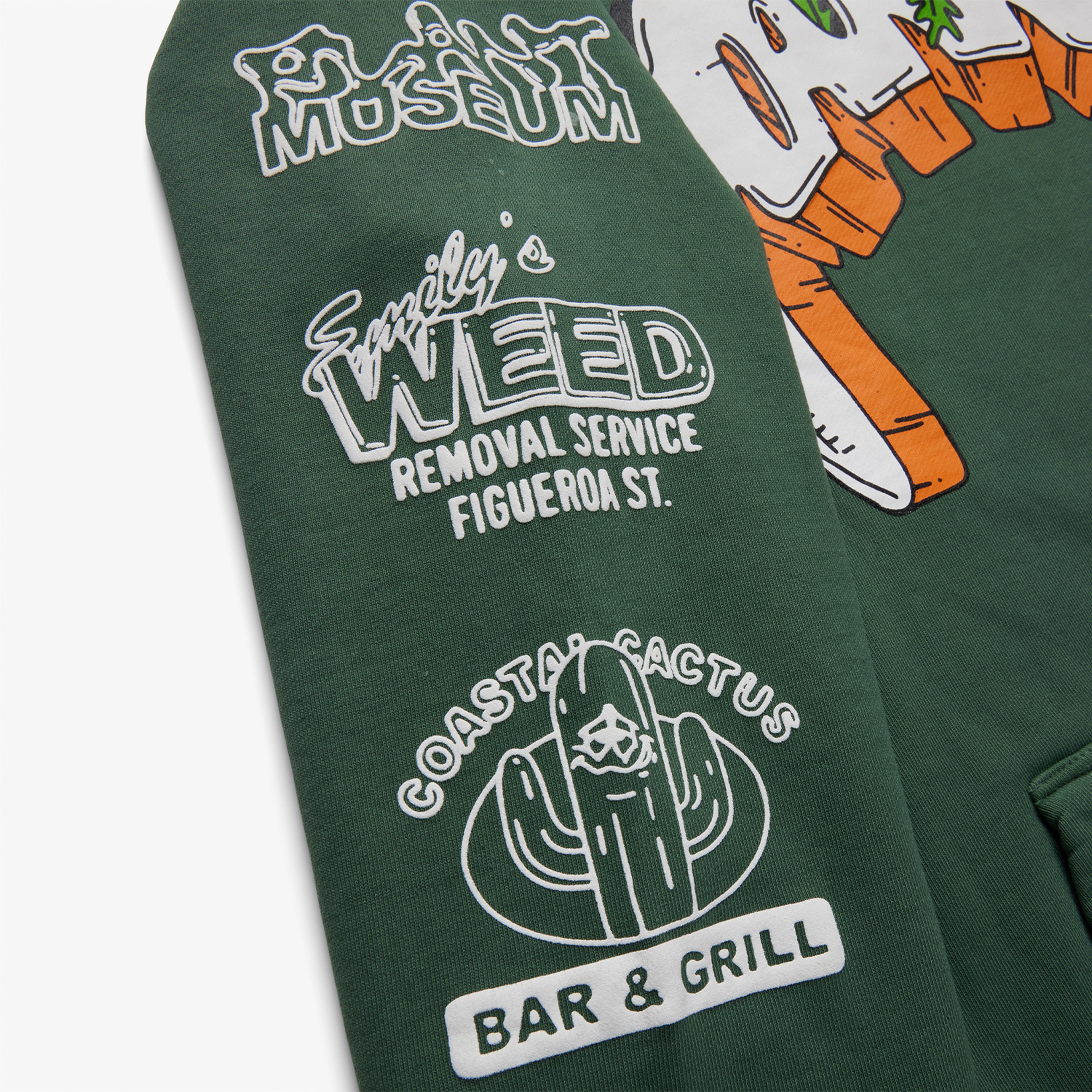 Market Growclub Erkek Yeşil Hoodie