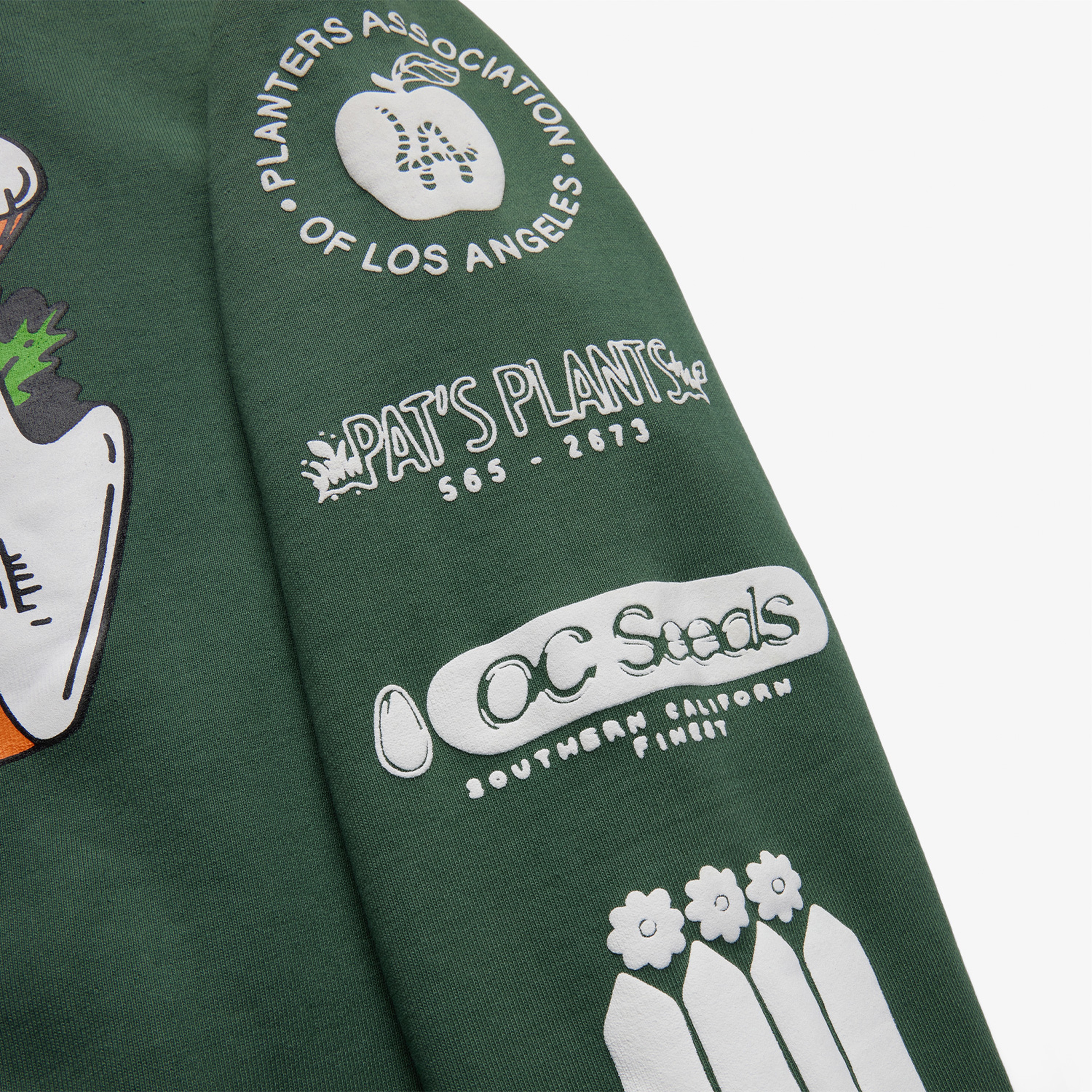 Market Growclub Erkek Yeşil Hoodie