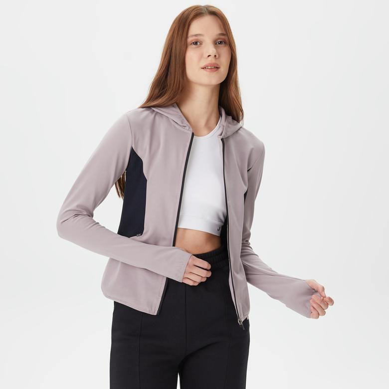 Skechers Performance Coll. Full Zip Kadın Pembe Eşofman Üstü