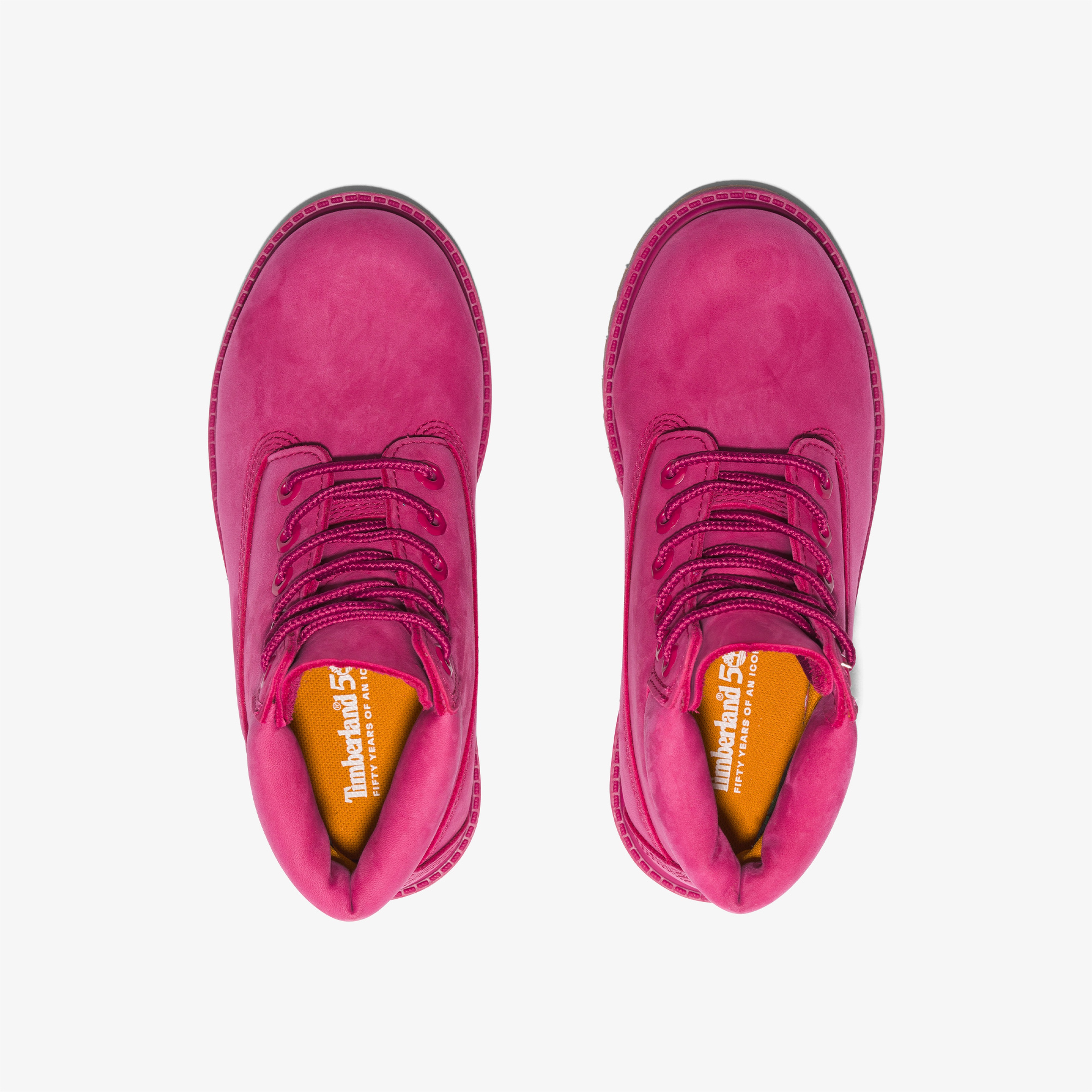 Timberland 6 Inch Lace Up Waterproof Genç Çocuk Pembe Bot