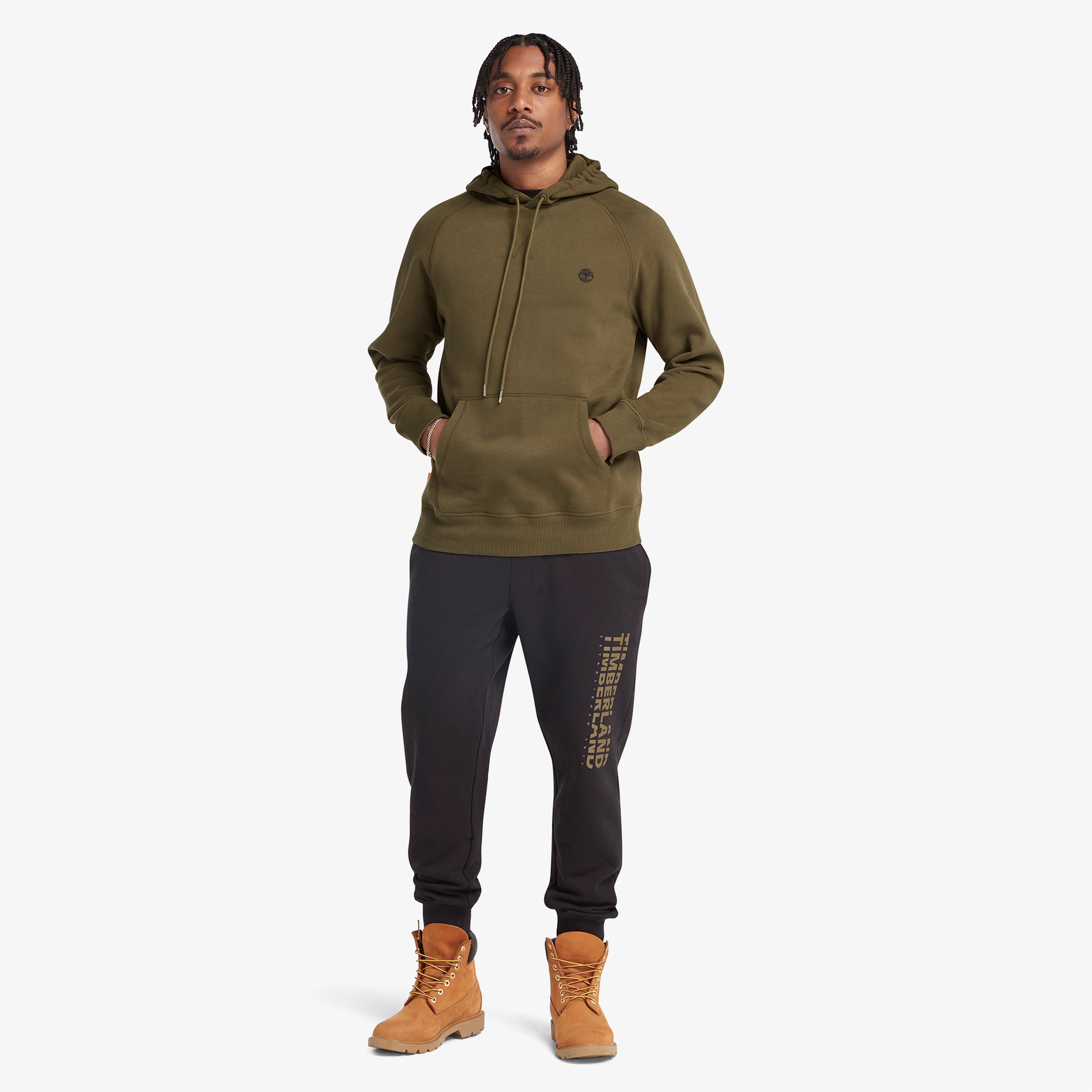 Timberland Exeter River Erkek Yeşil Sweatshirt