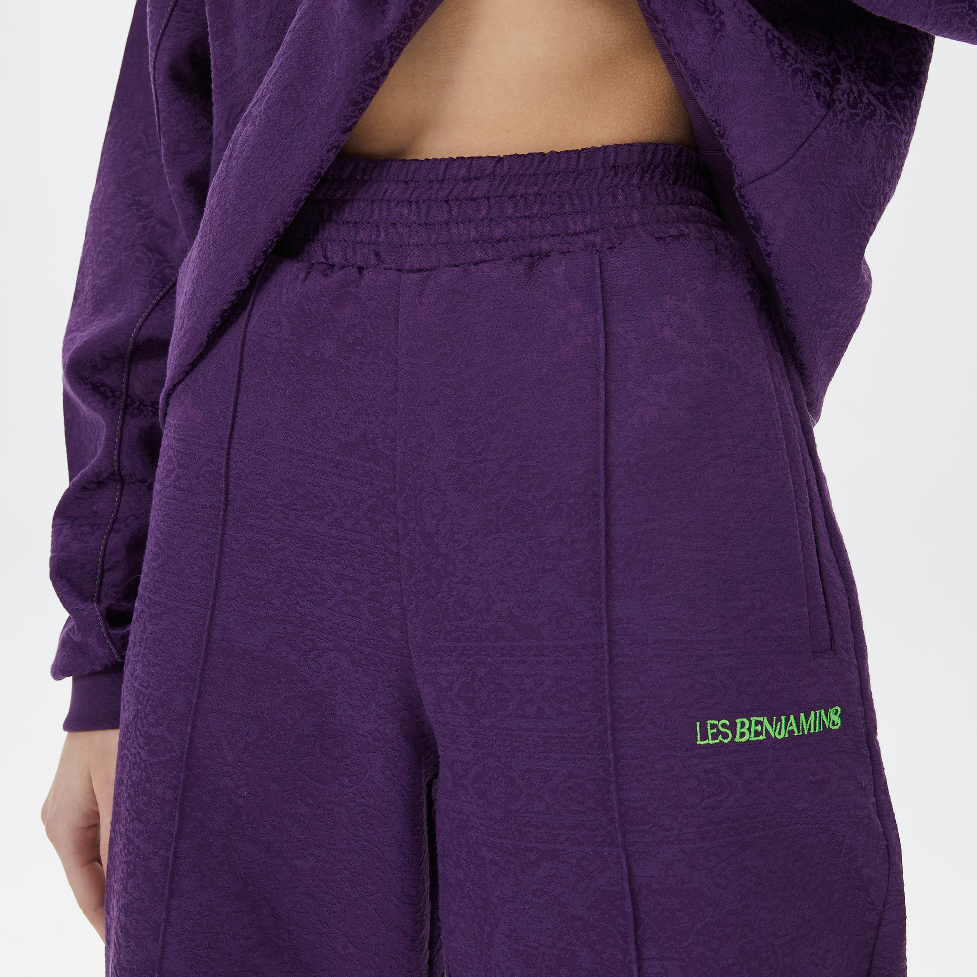 Les Benjamins Relaxed 004 Unisex Mor Eşofman Altı