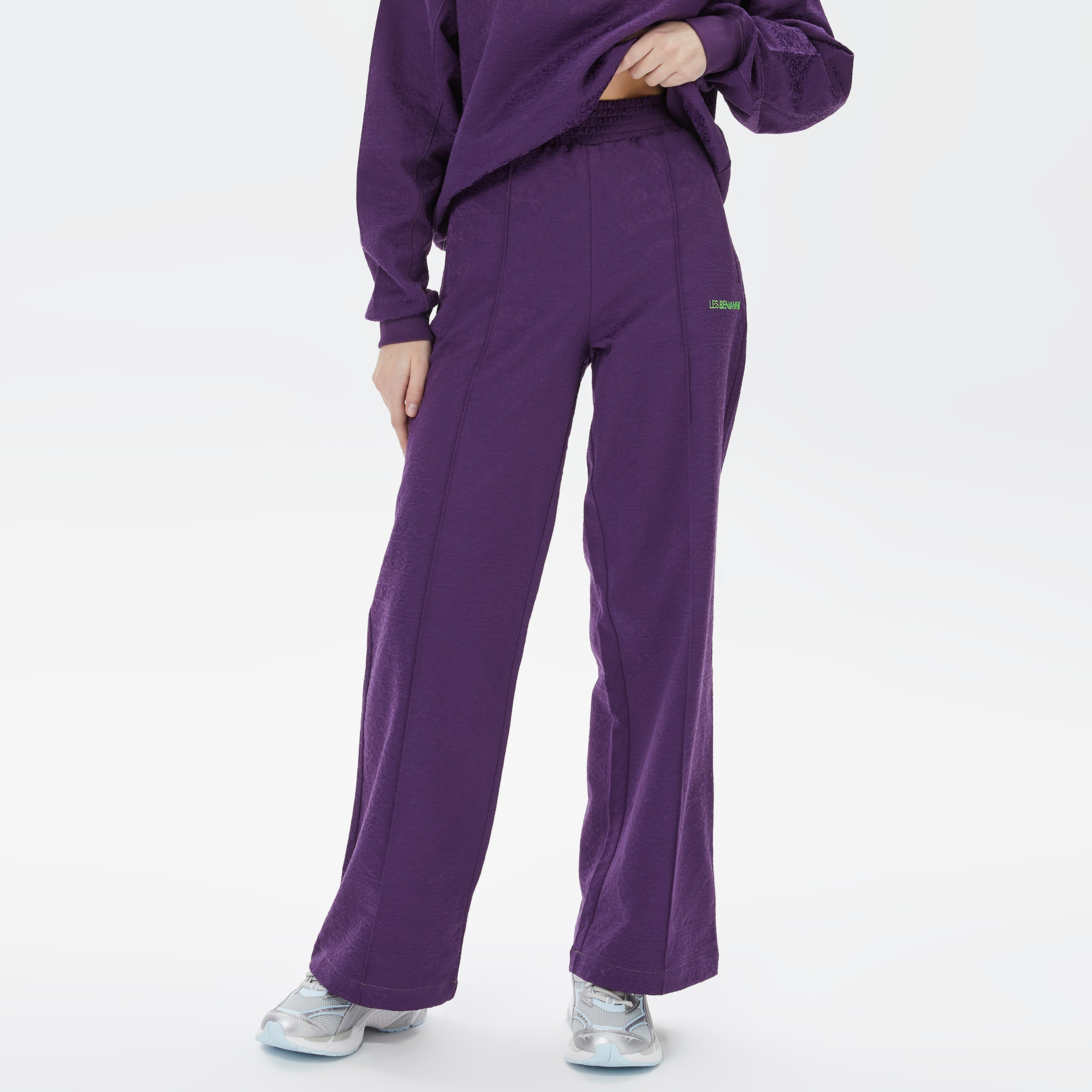 Les Benjamins Relaxed 004 Unisex Mor Eşofman Altı