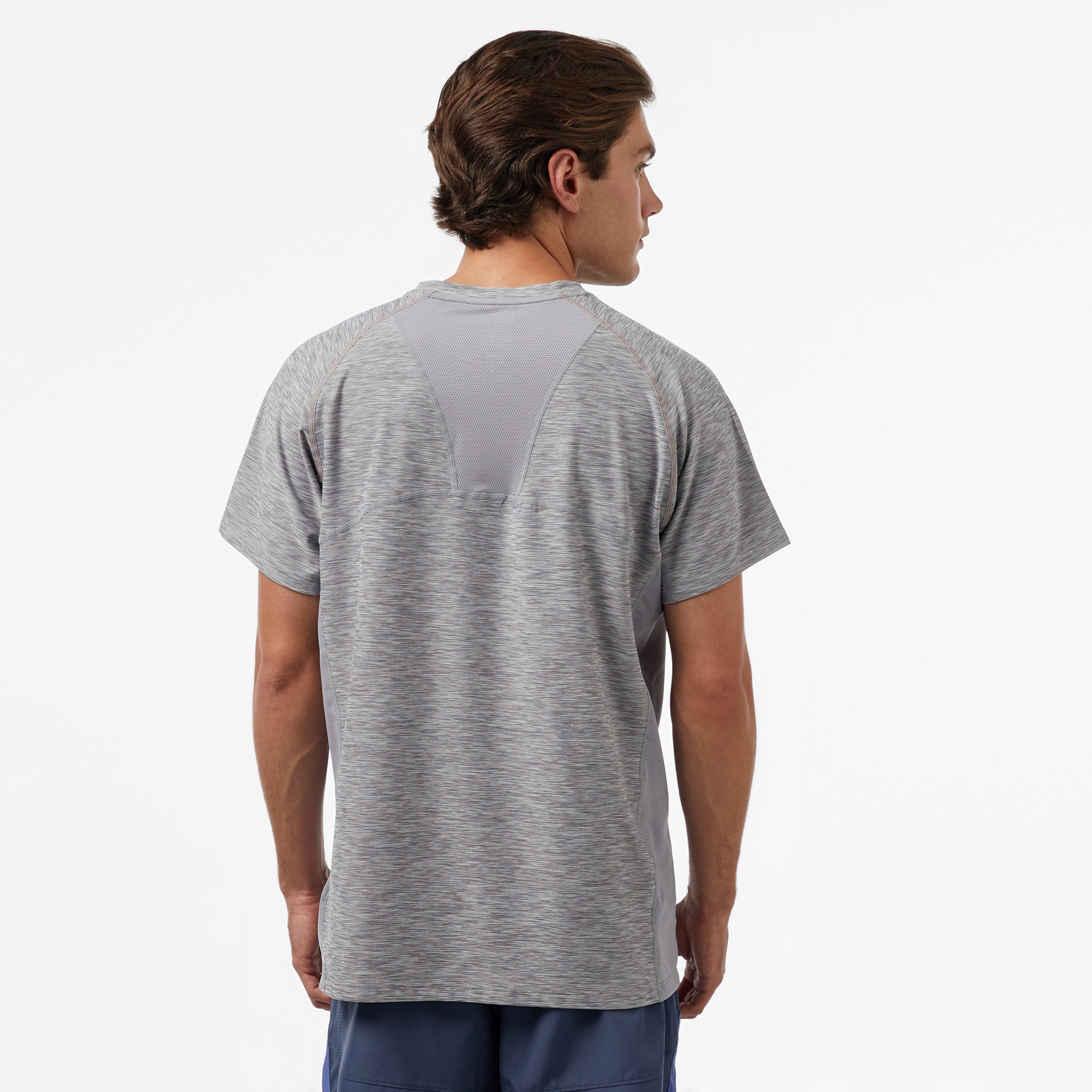Trespass Cooper Dlx Active Erkek Gri Antrenman T-Shirt