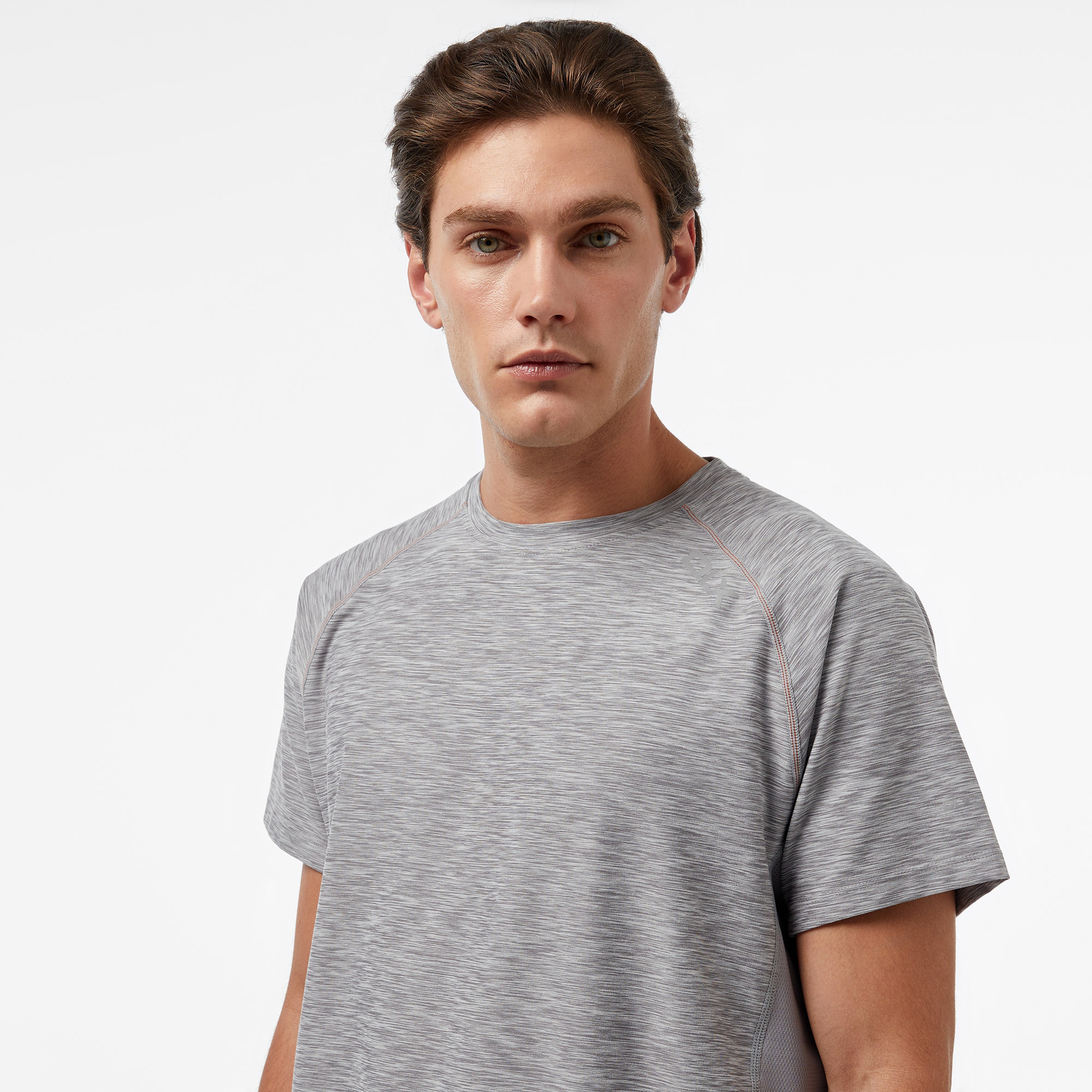 Trespass Cooper Dlx Active Erkek Gri Antrenman T-Shirt