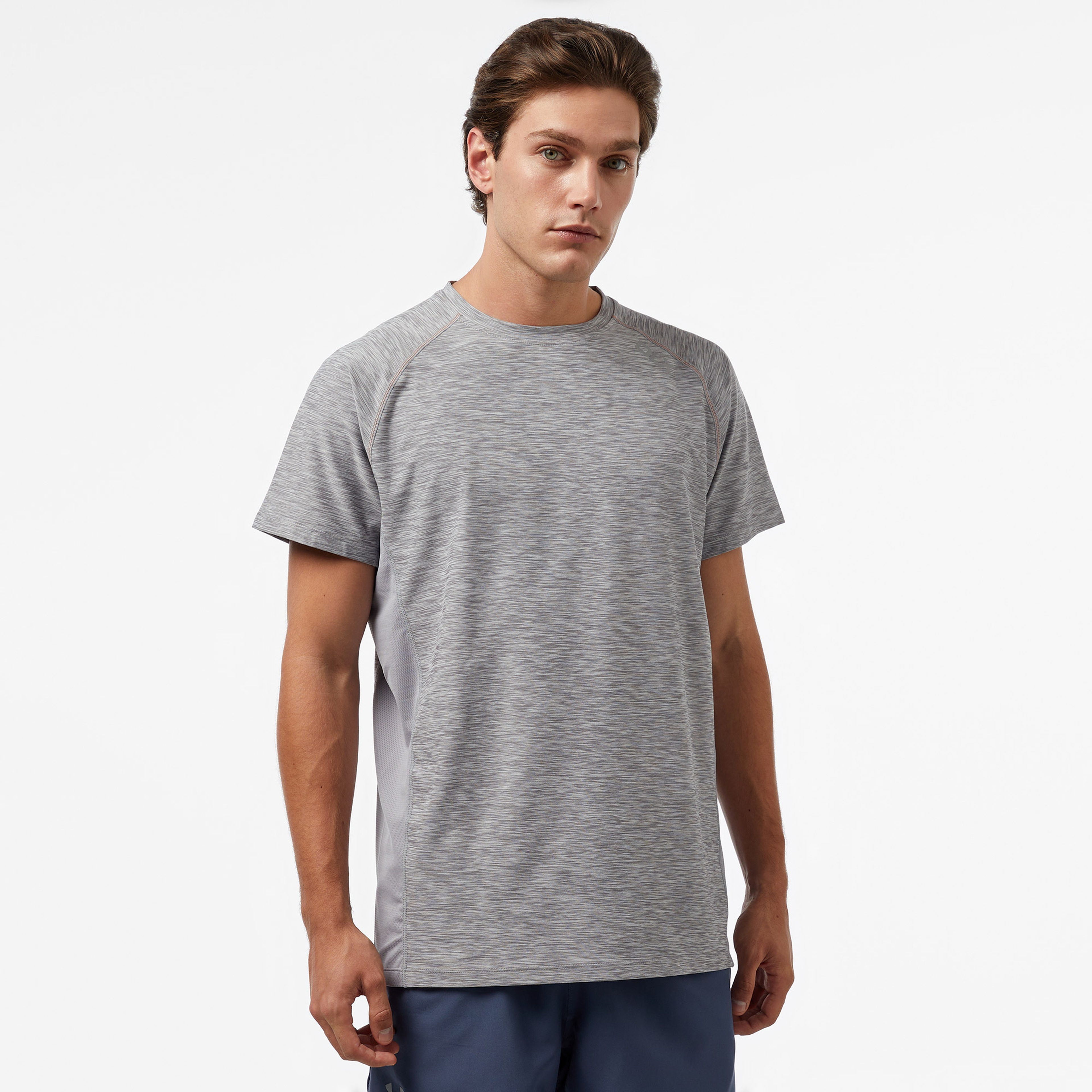 Trespass Cooper Dlx Active Erkek Gri Antrenman T-Shirt