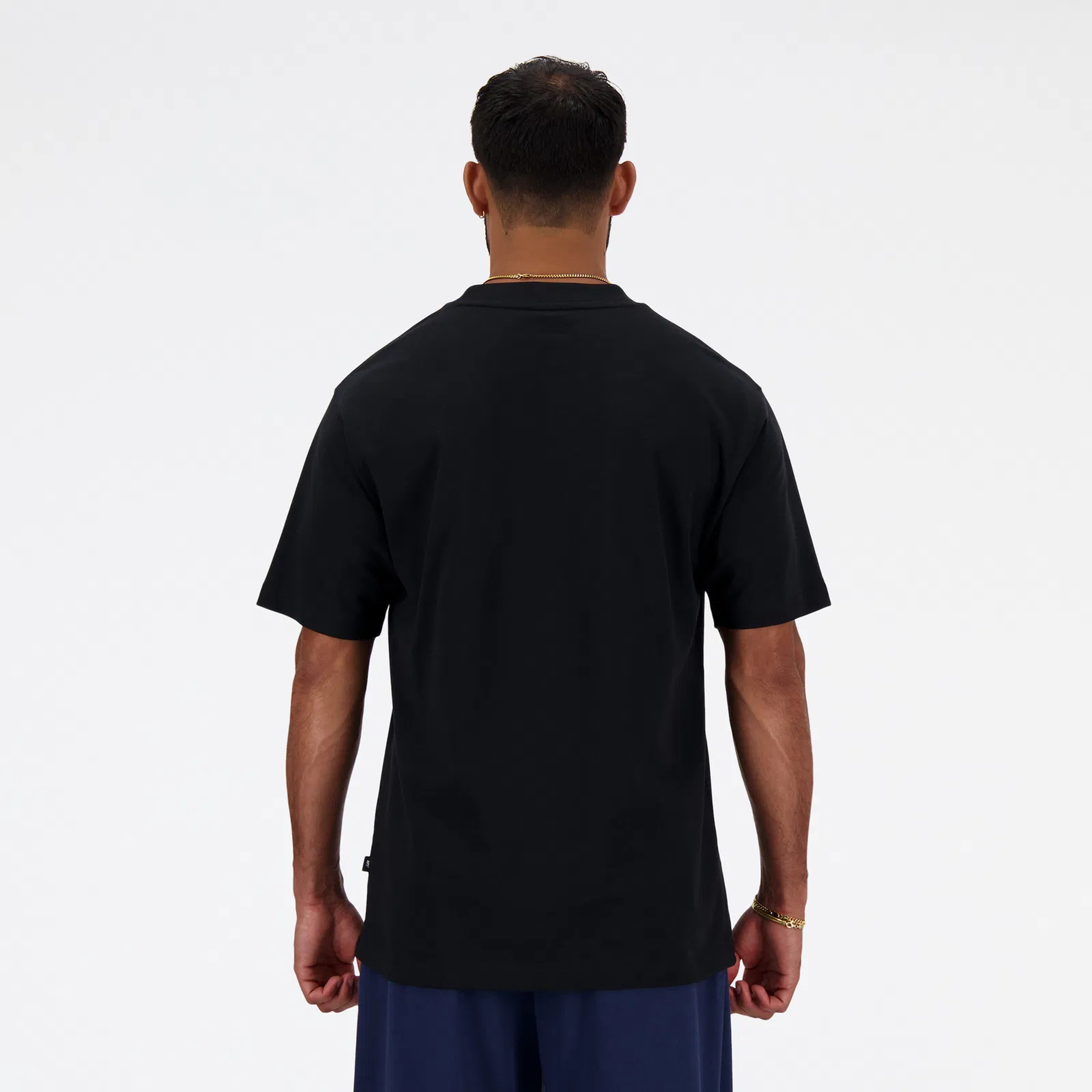 New Balance Erkek Siyah T-Shirt
