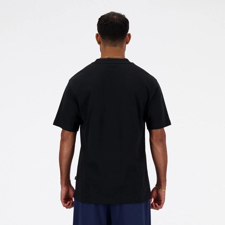 New Balance Erkek Siyah T-Shirt