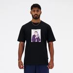 New Balance Erkek Siyah T-Shirt