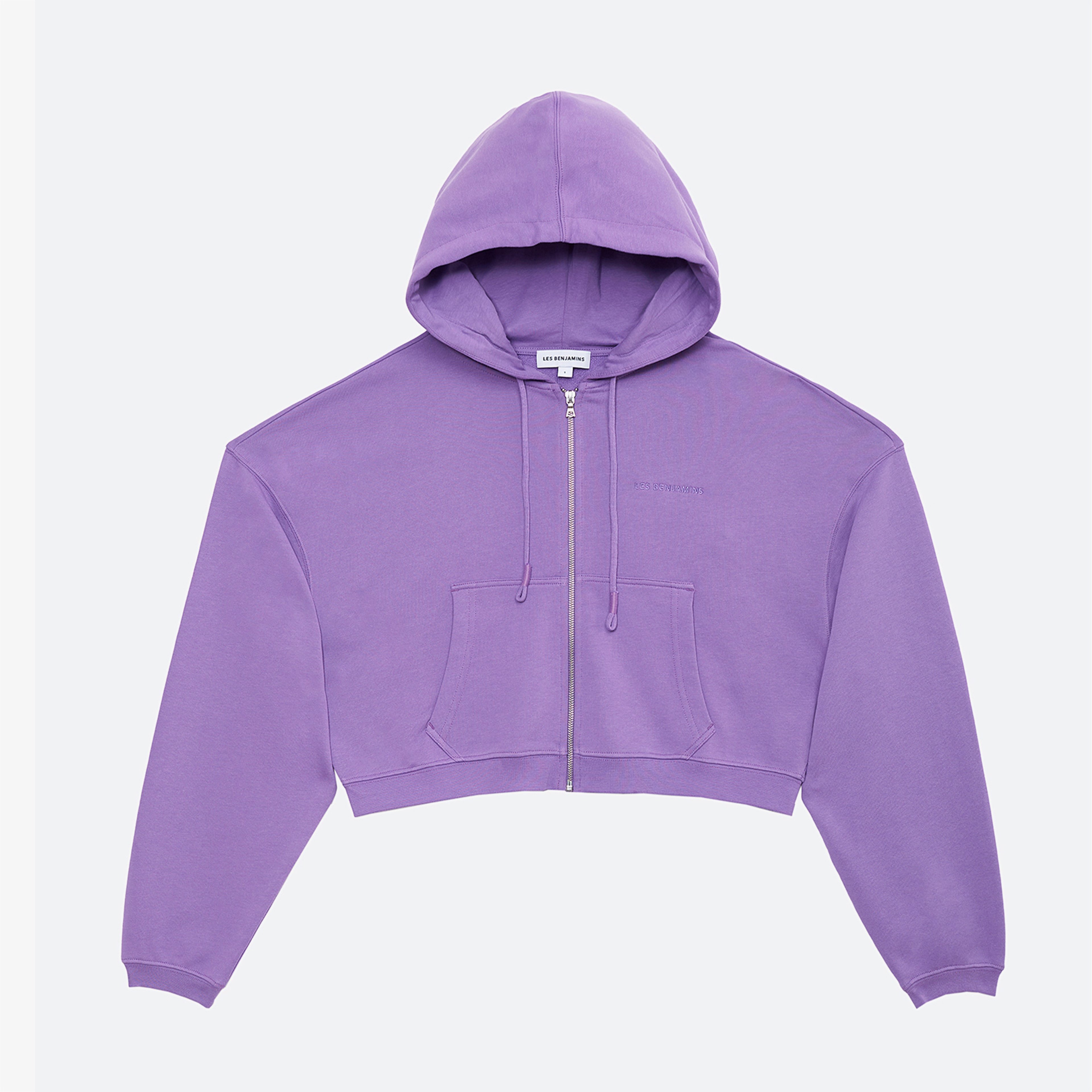Les Benjamins Essential Kadın Mor Hoodie