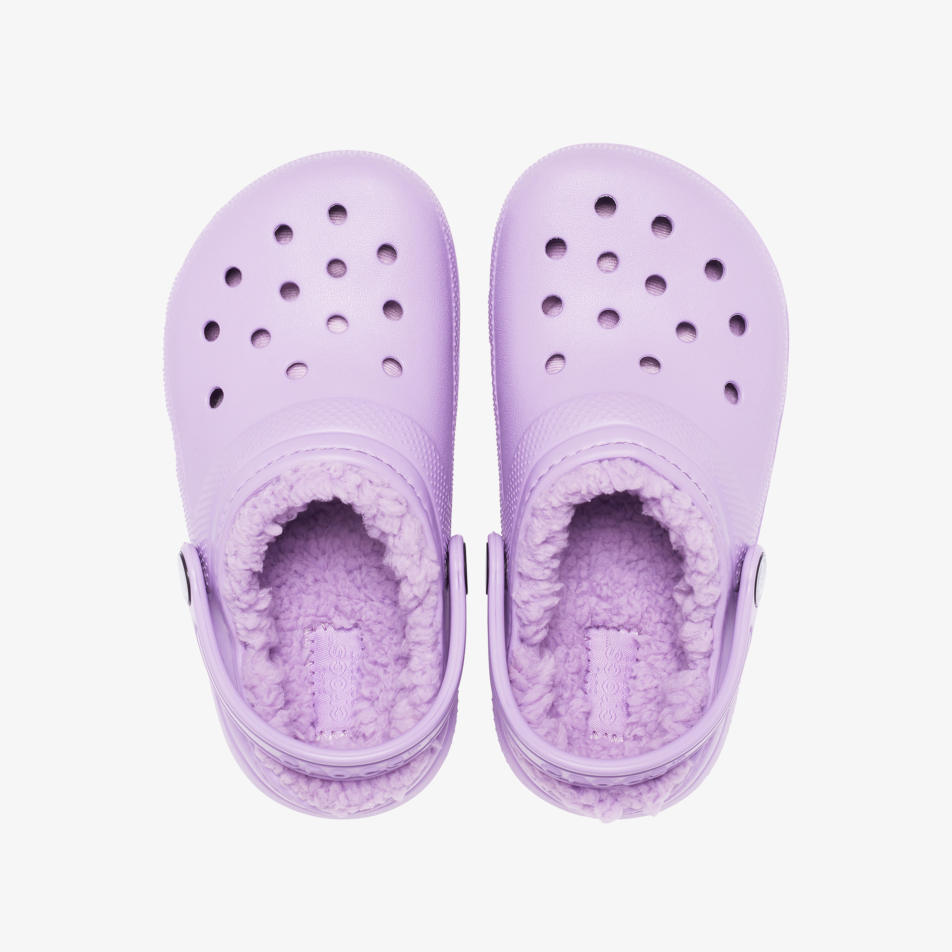 Crocs Classic Lined Çocuk Mor Terlik