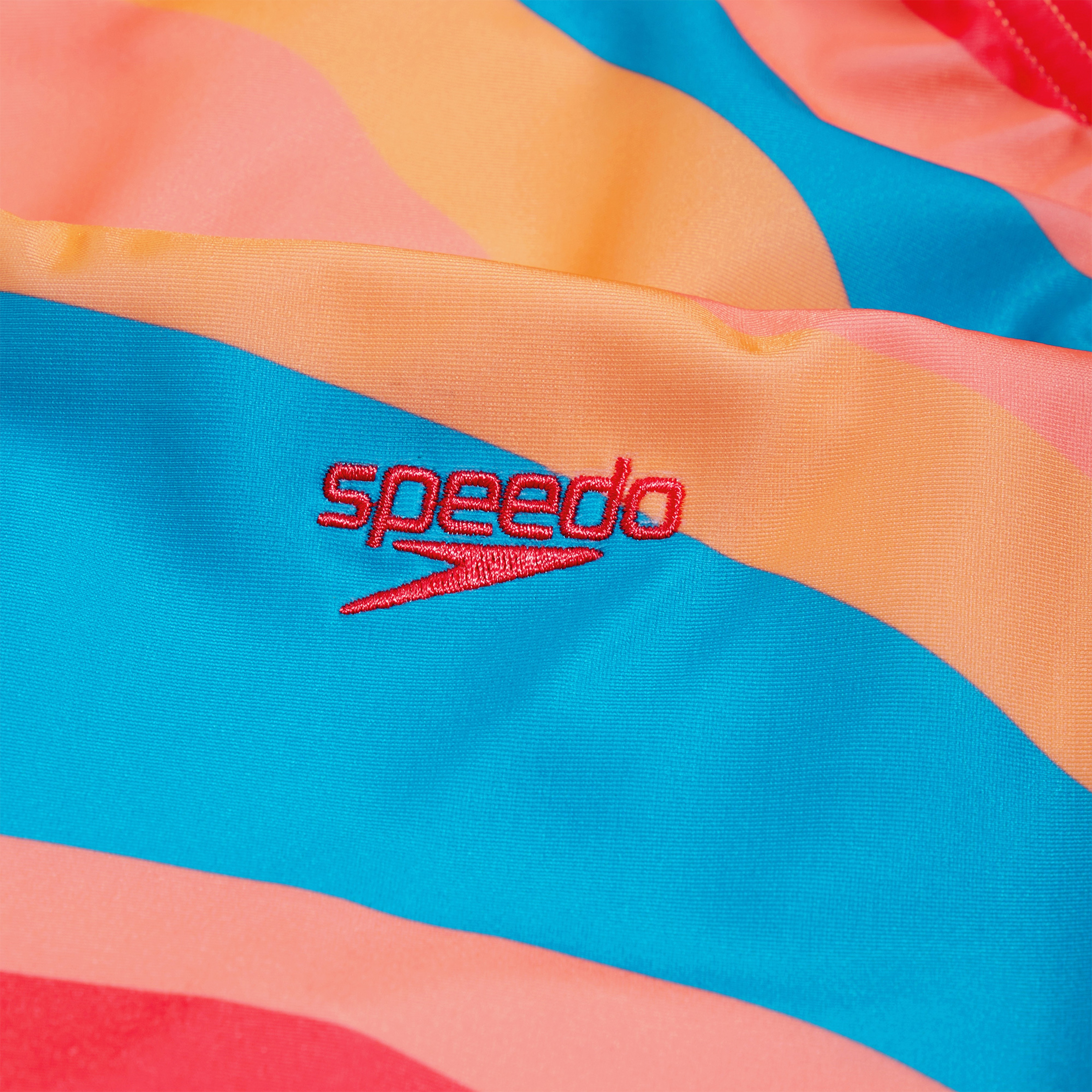 Speedo Alov Medalist Çocuk Turuncu Yüzücü Mayosu