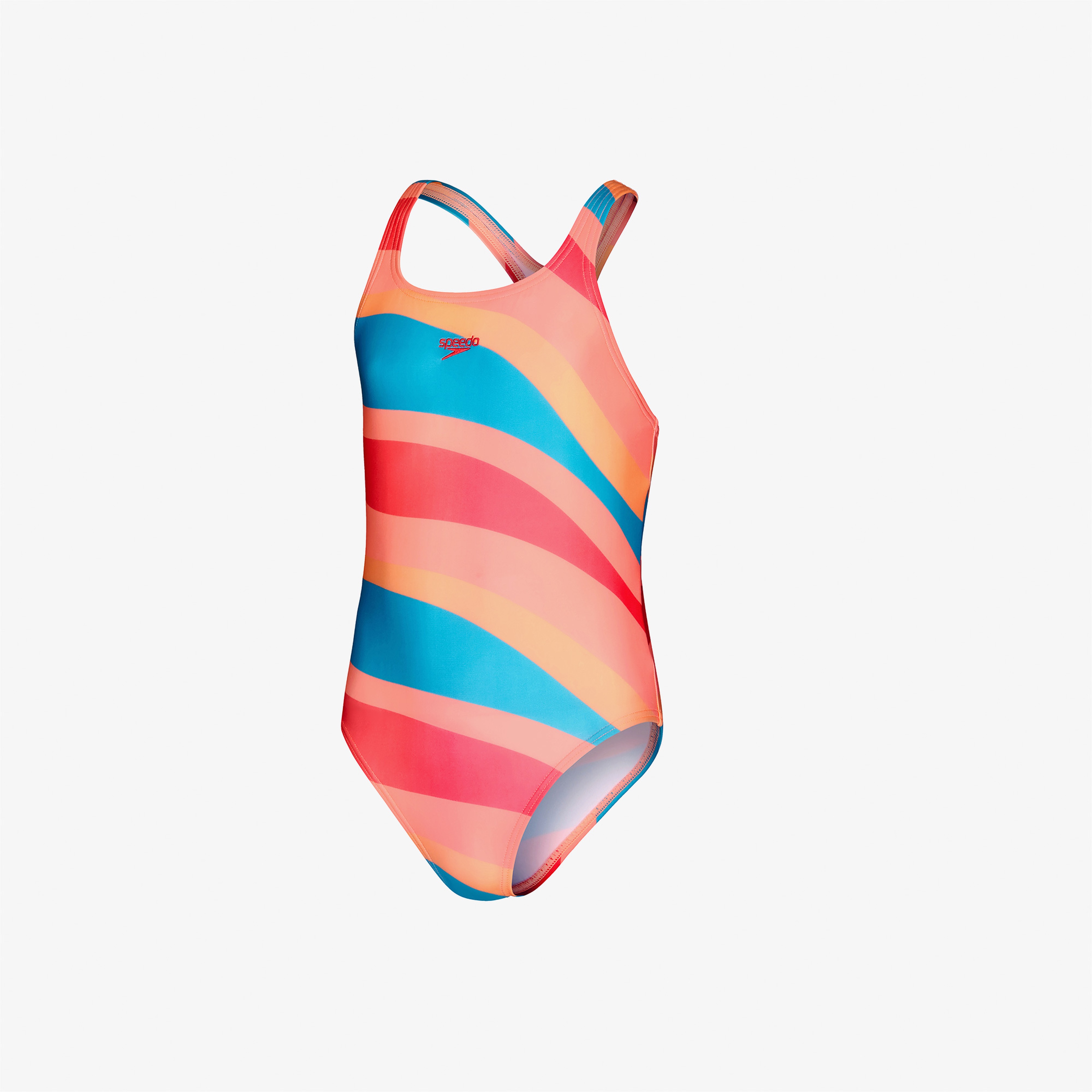 Speedo Alov Medalist Çocuk Turuncu Yüzücü Mayosu