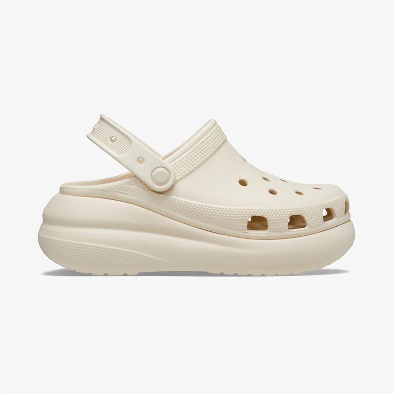 Crocs Classic Crush Clog Kadın Krem Terlik