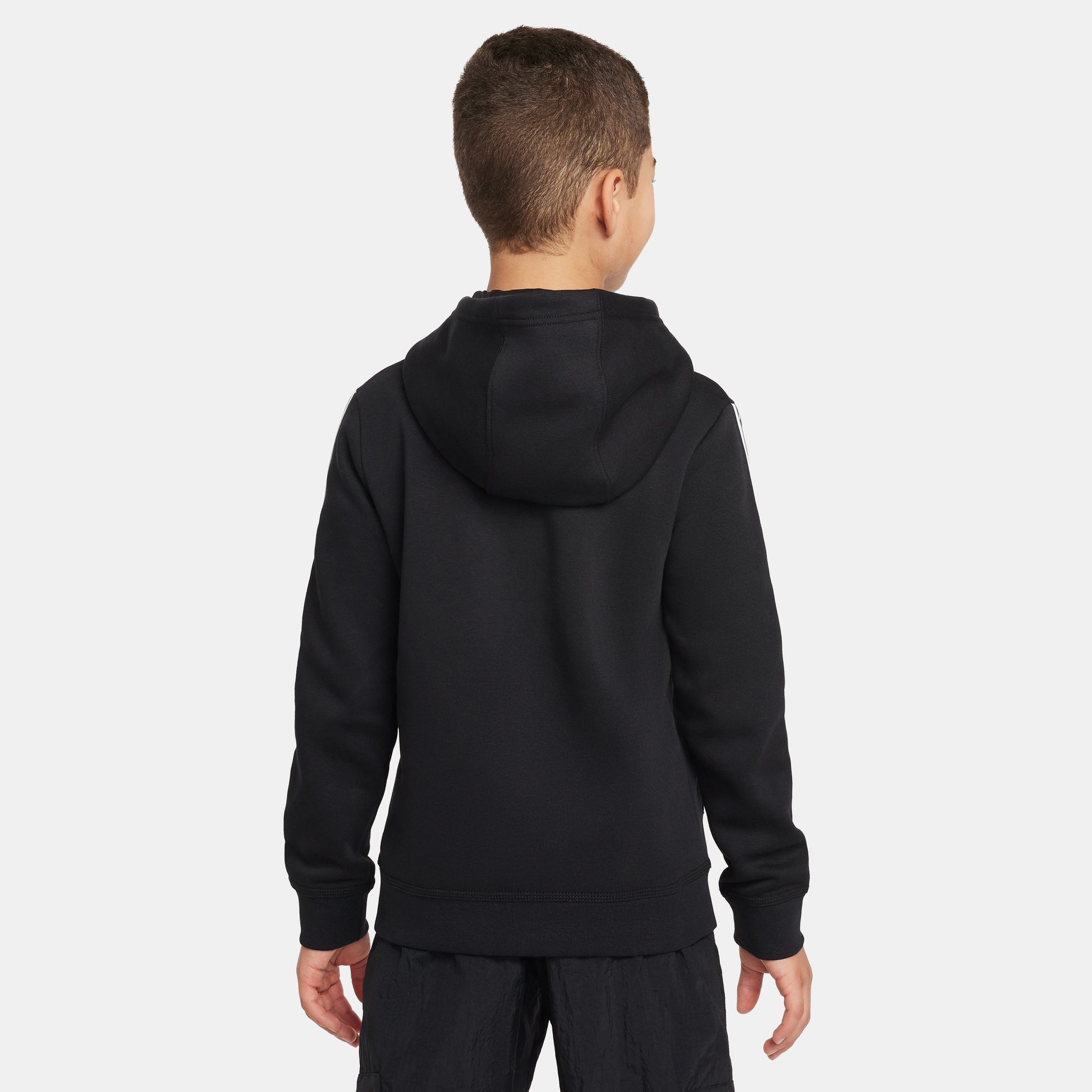 Nike Sportswear Repeat Fleece Pullover Çocuk Siyah Hoodie
