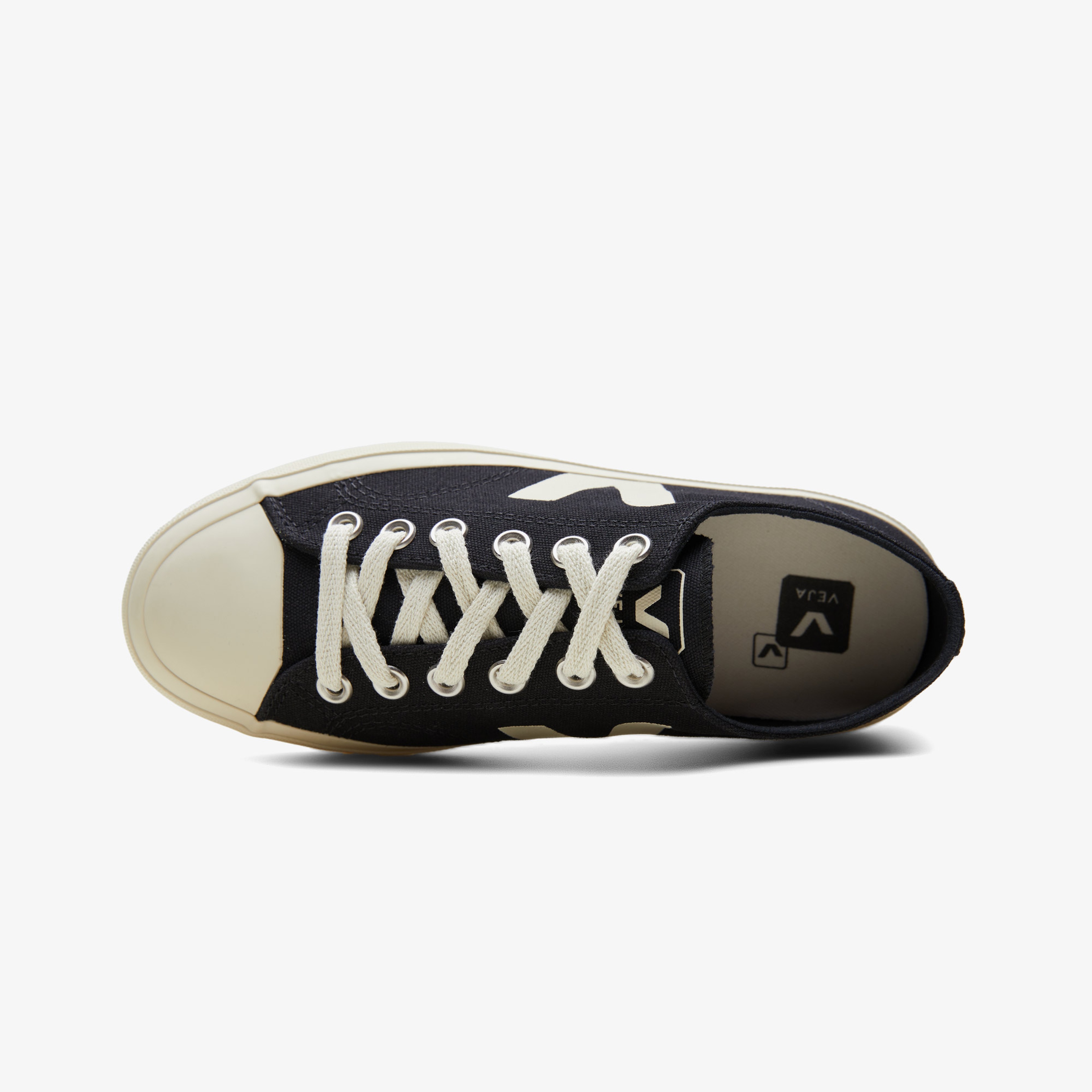 Veja Wata II Low Canvas Kadın Siyah Sneaker